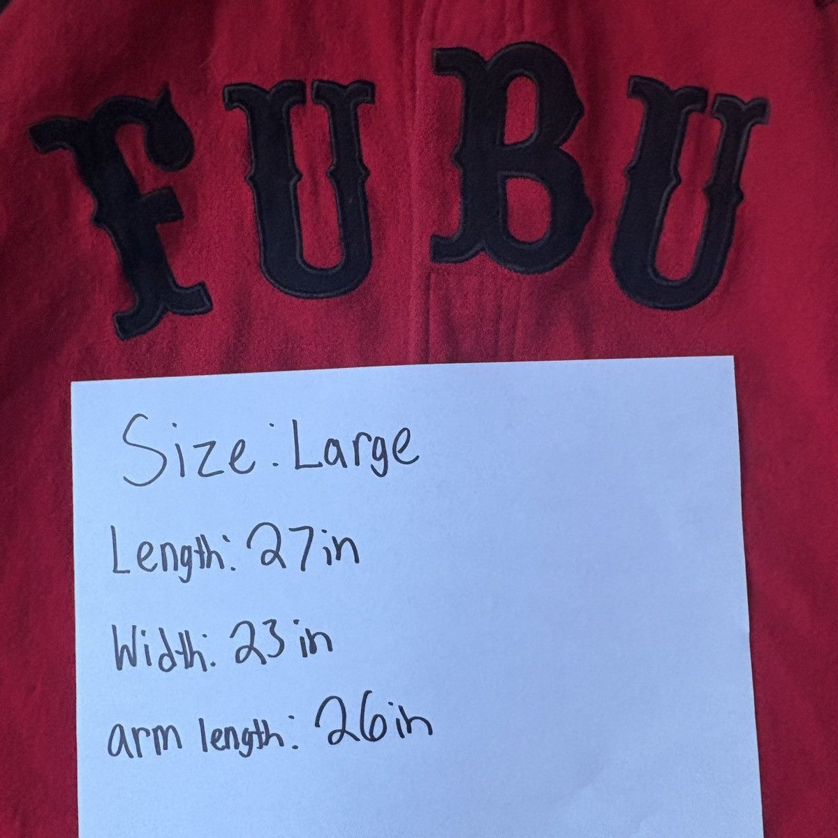 Fubu Vintage 2000’s Y2K Wool FUBU Long Sleeve Size US L / EU 52-54 / 3 - 8 Thumbnail