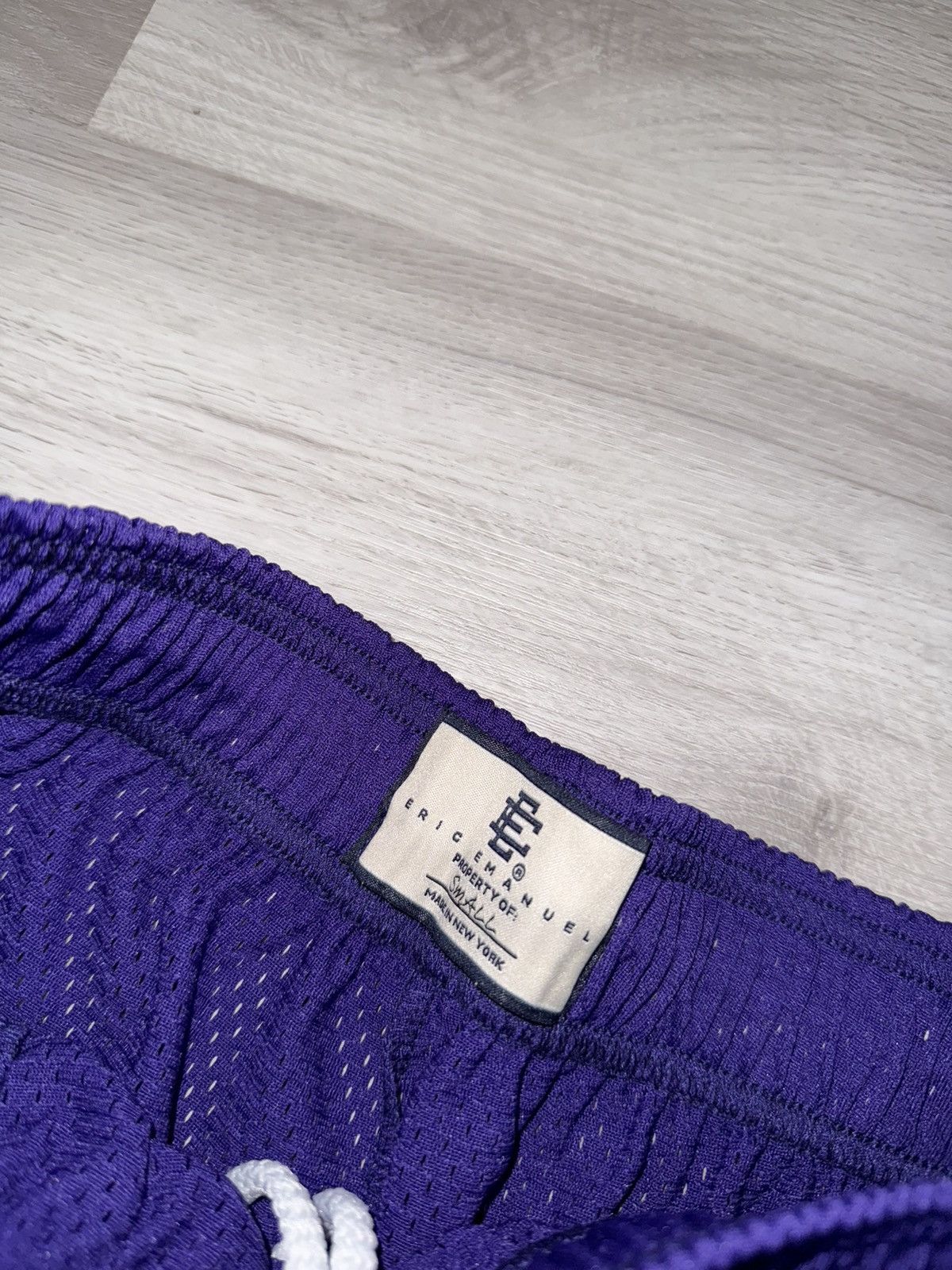 Eric Emanuel Eric Emanuel EE Basic Mesh Shorts – Purple (S) Size US 29 - 3 Thumbnail