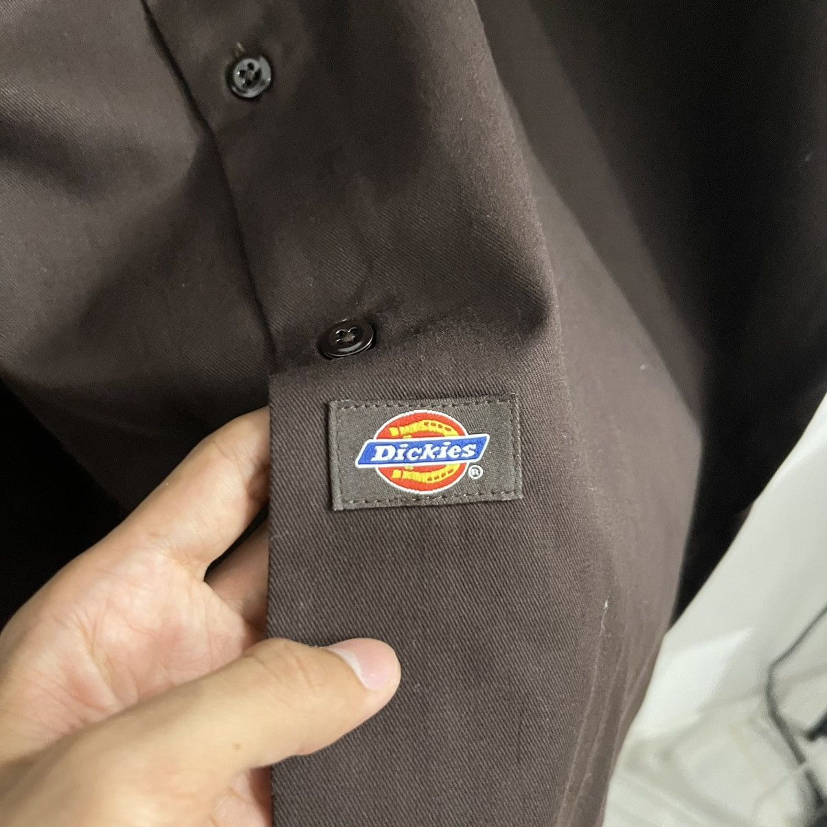 Dickies Dickies Brown Longsleeve Button Up Size US L / EU 52-54 / 3 - 5 Thumbnail