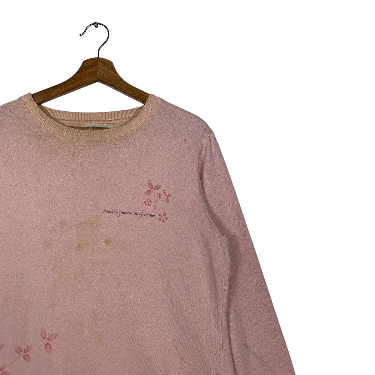 Kansai Yamamoto Kansai Yamamoto Femme Flower Design Sweatshirt Size L / US 10 / IT 46 - 5 Thumbnail