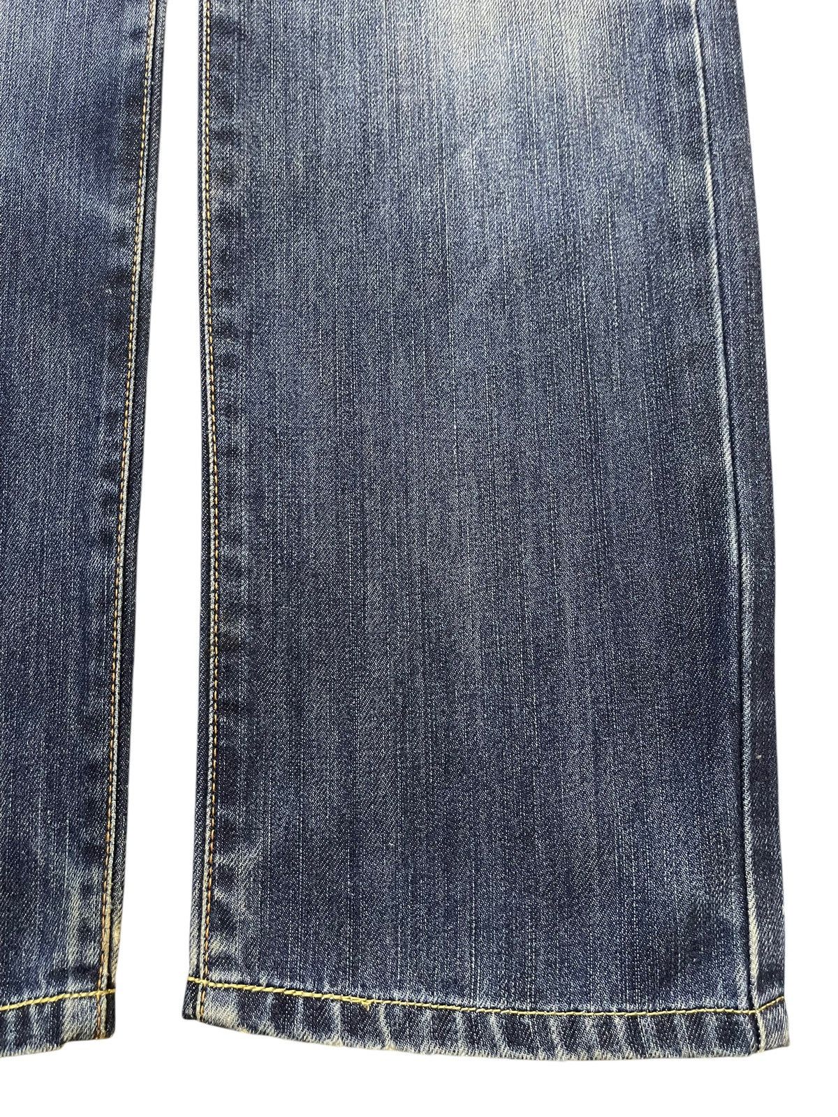 Edwin Vintage Edwin 402 Blue Faded Wash Distress Style Jeans Size US 30 / EU 46 - 8 Thumbnail