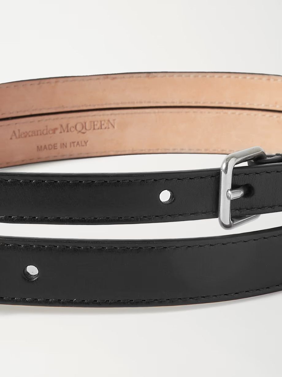 Alexander McQueen o1y0325 Size: 32 / Belt in Black Size ONE SIZE - 3 Thumbnail