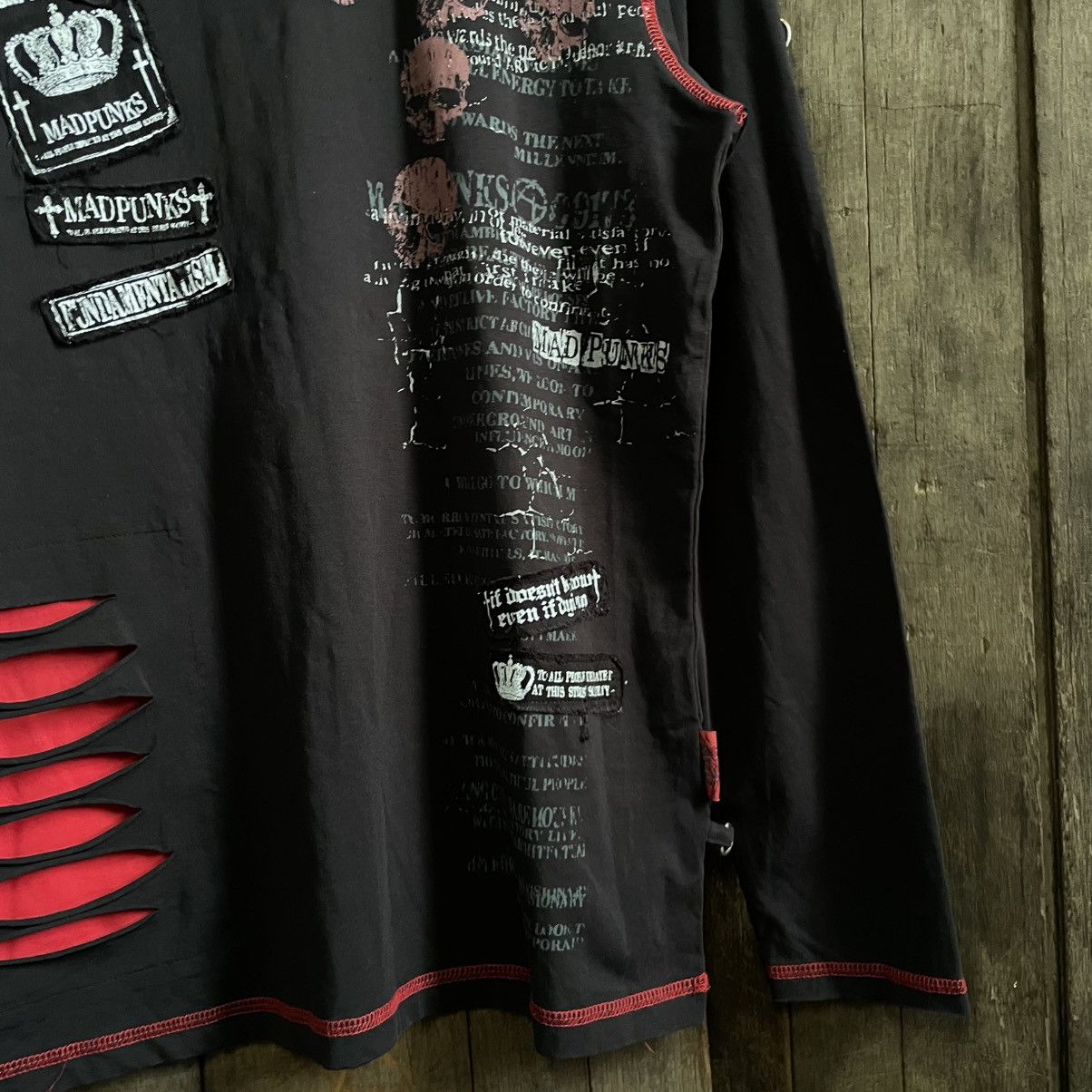 Seditionaries Vintage Mad Punks Gothic Bondage Shirt Size US L / EU 52-54 / 3 - 8 Thumbnail