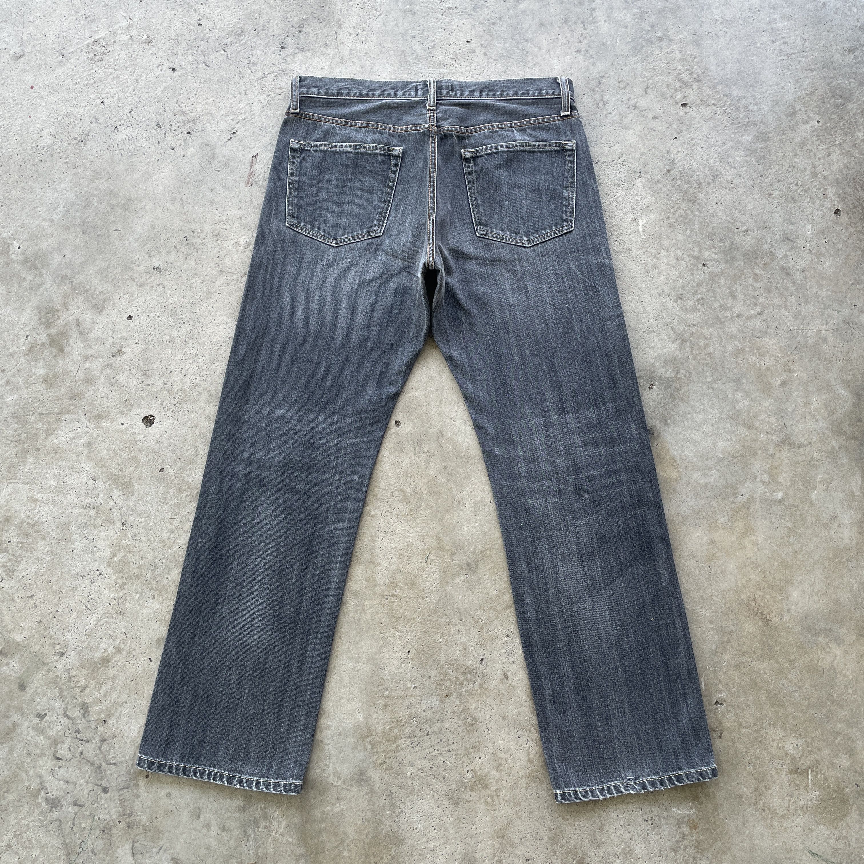 Japanese Brand × Vintage VINTAGE JAPANESE JEANS BLACK FADED DENIM PANTS W33x29 Size US 33 - 10 Thumbnail