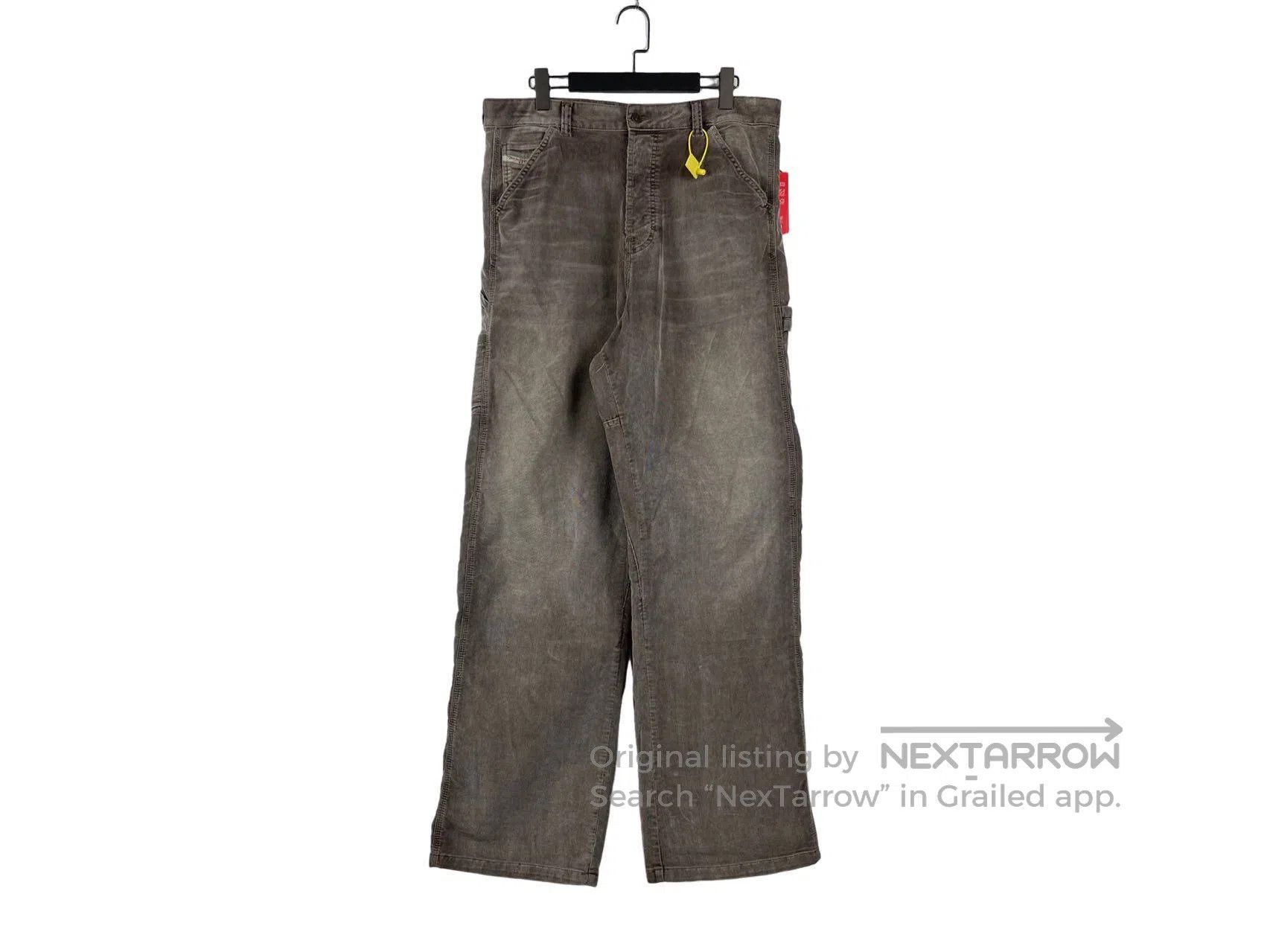 Diesel Diesel Corduroy Lumberjack Wide Leg Pants Size US 31 - 1 Thumbnail