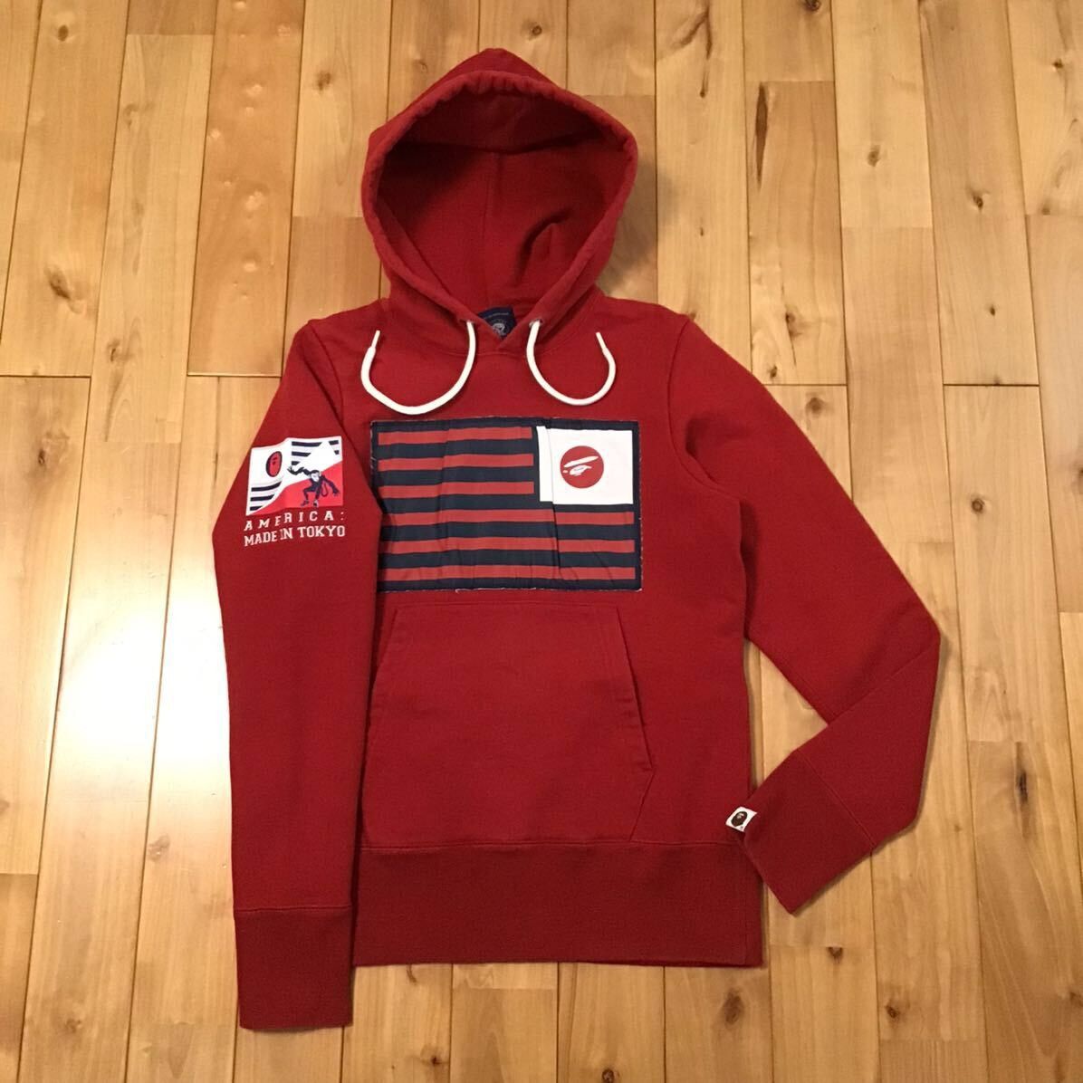 BAPE logo pullover hoodie a bathing ape NIGO