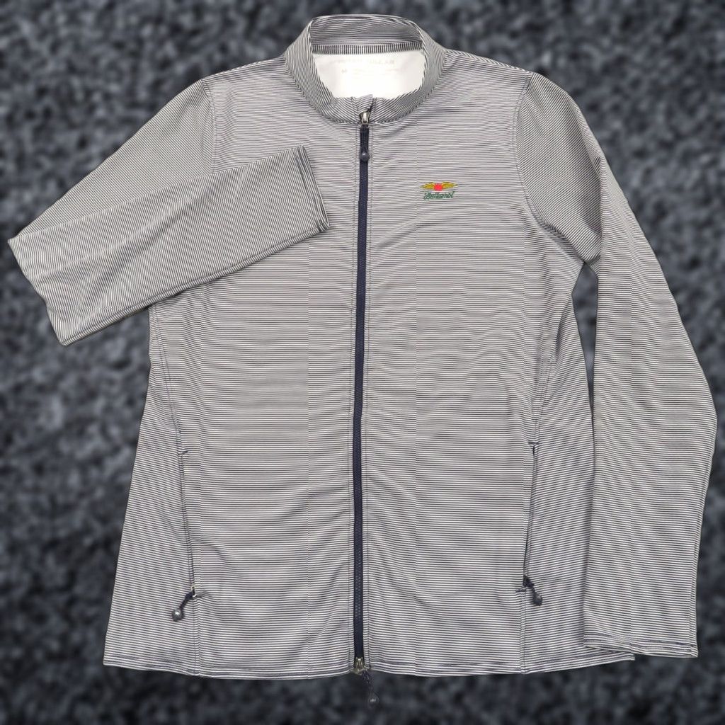 Peter Millar Peter Millar Jacket Women Medium White Navy Baltusrol Performance Katy Golf UPF Size M / US 6-8 / IT 42-44 - 1 Thumbnail