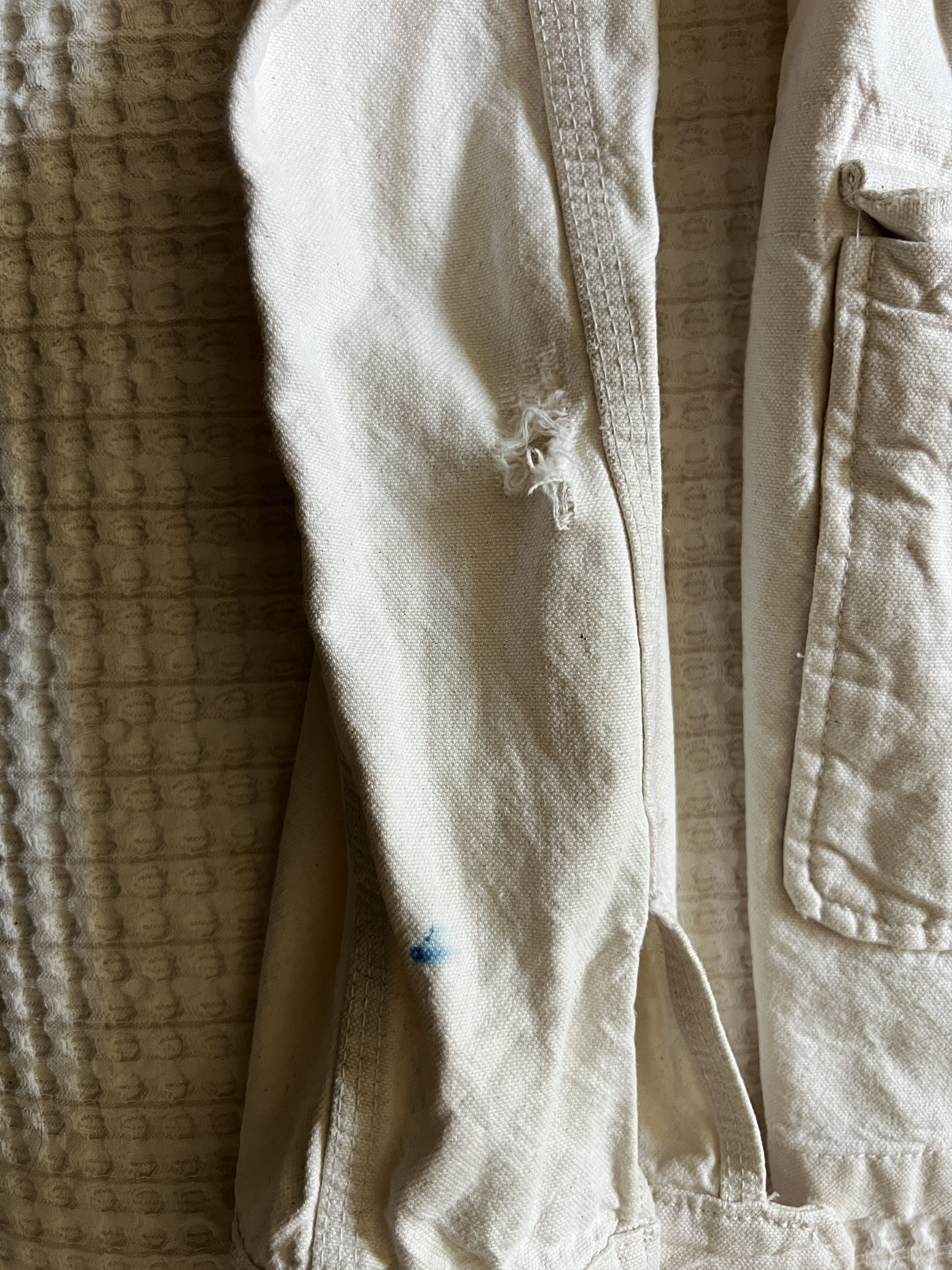 Apolis Apolis Canvas White Chore Jacket Made In USA Mens M Size US M / EU 48-50 / 2 - 4 Thumbnail
