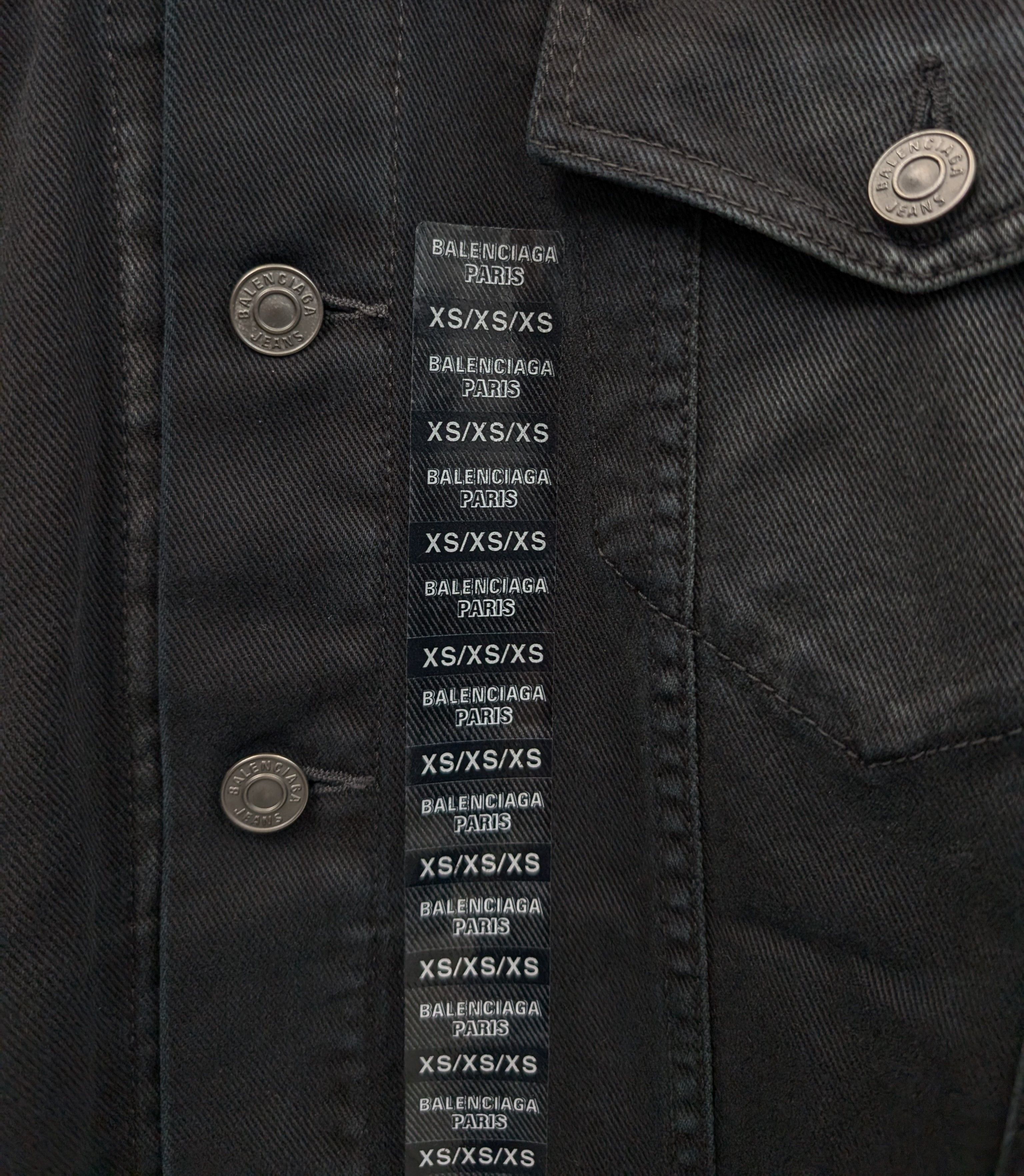 Balenciaga Balenciaga denim jacket with stickers Size US S / EU 44-46 / 1 - 5 Thumbnail