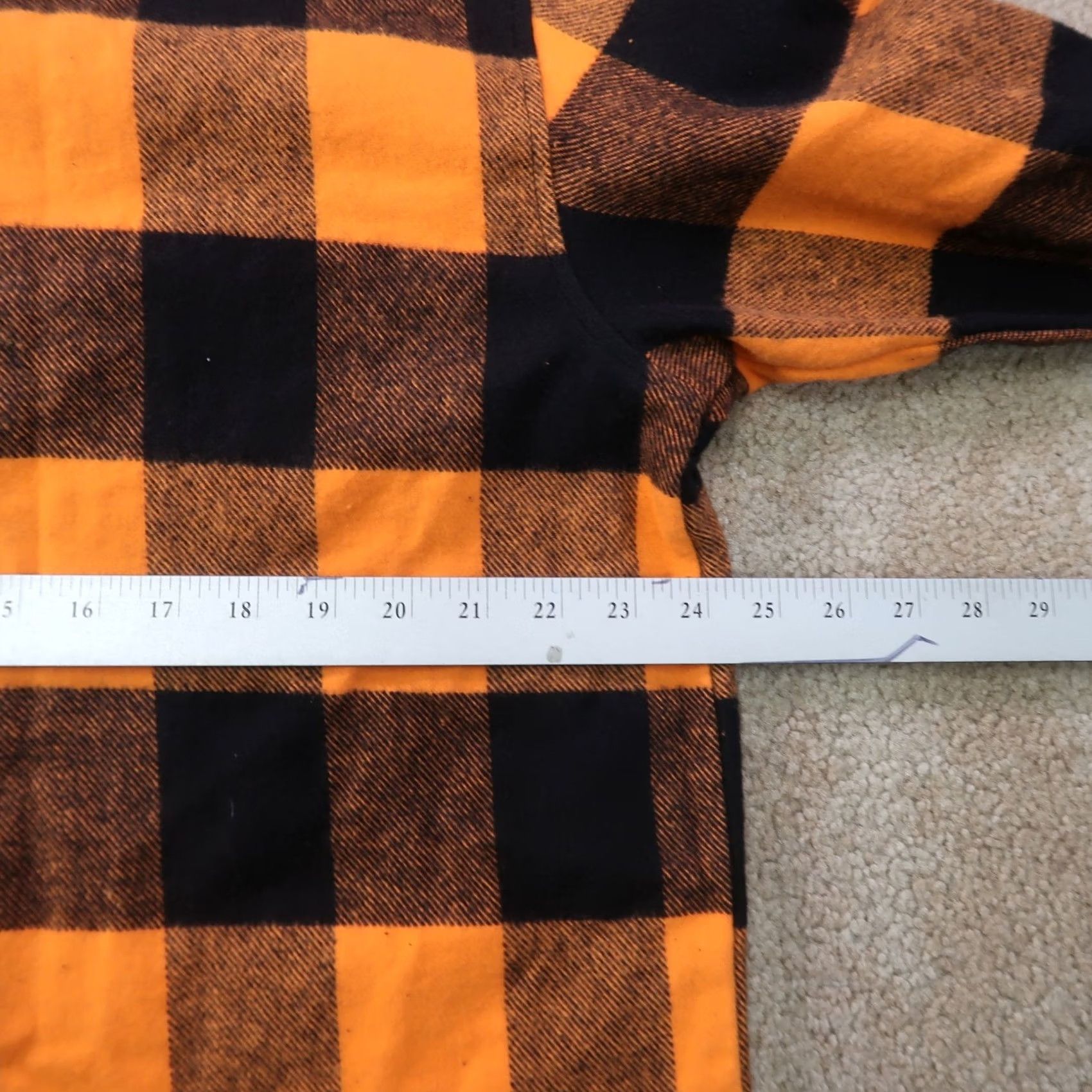 Rothco Rothco Button-Up Flannel Shirt Men's 2XL Orange Plaid Long Sleeve Button Front Size US XXL / EU 58 / 5 - 6 Thumbnail
