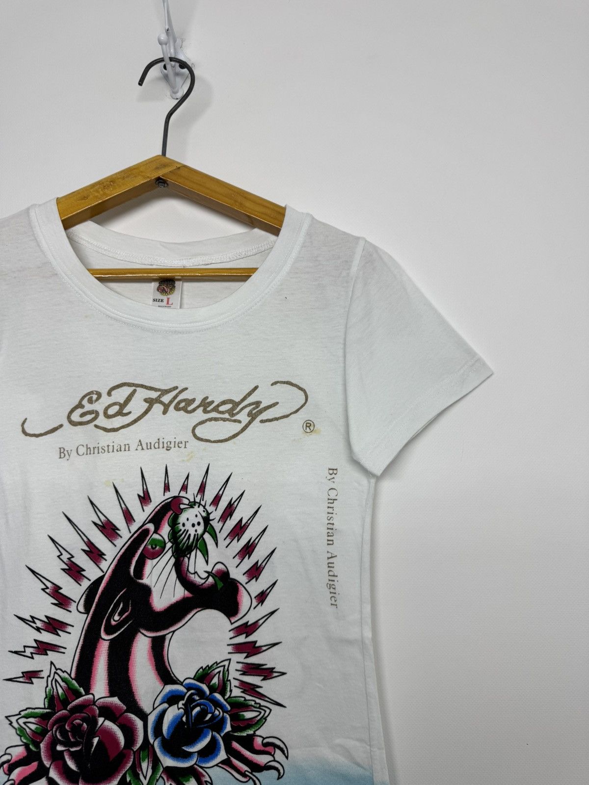 Ed Hardy Vintage Ed Hardy by Christian Audigier T-Shirt Size L / US 10 / IT 46 - 7 Thumbnail
