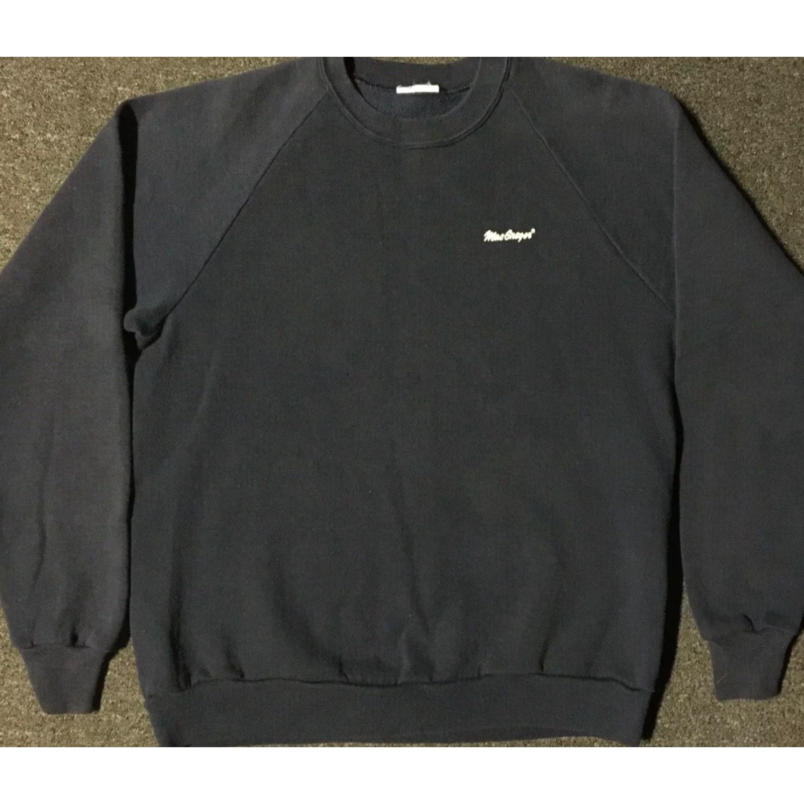 Vintage Vtg 80s MacGregor Faded Sweatshirt S USA Grunge Track Sport PE School Skate 90s Size US S / EU 44-46 / 1 - 2 Thumbnail