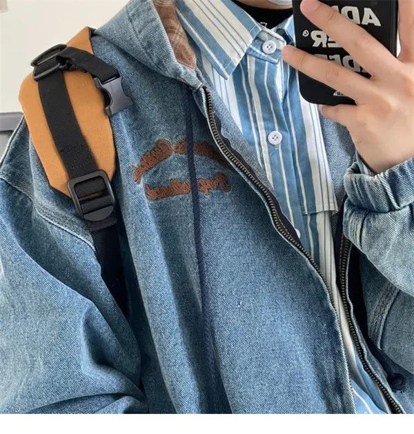 Other Vintage harajuku style denim jacket Size US L / EU 52-54 / 3 - 3 Thumbnail