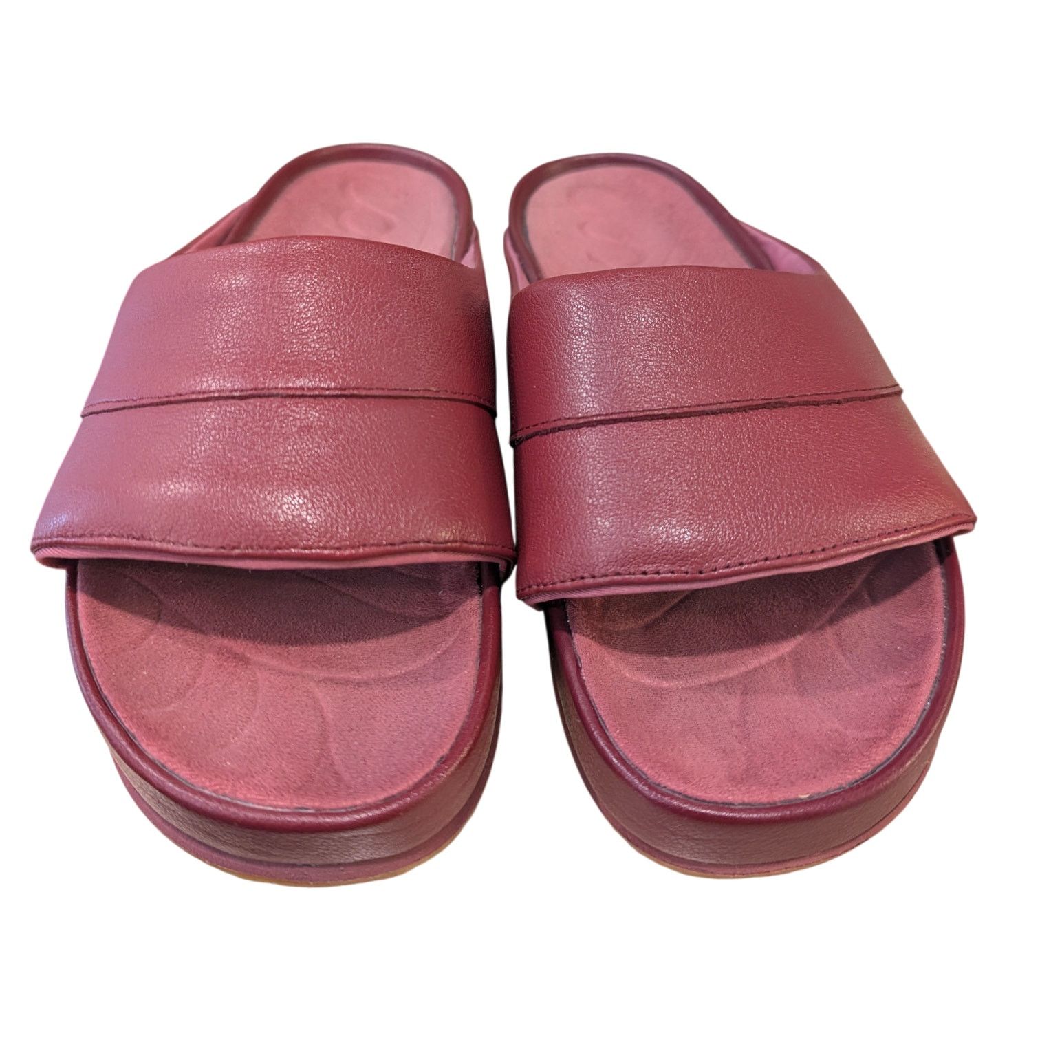 Athleta Athleta Saysh Berry Rose Slides Size 10 Size US 10 / IT 40 - 4 Thumbnail