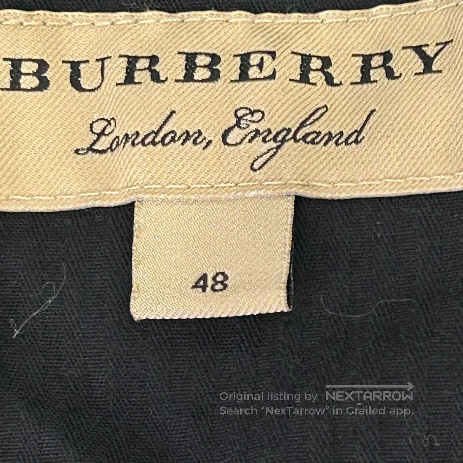 Burberry Burberry Black casual straight-leg long pants Size US 30 / EU 46 - 6 Thumbnail