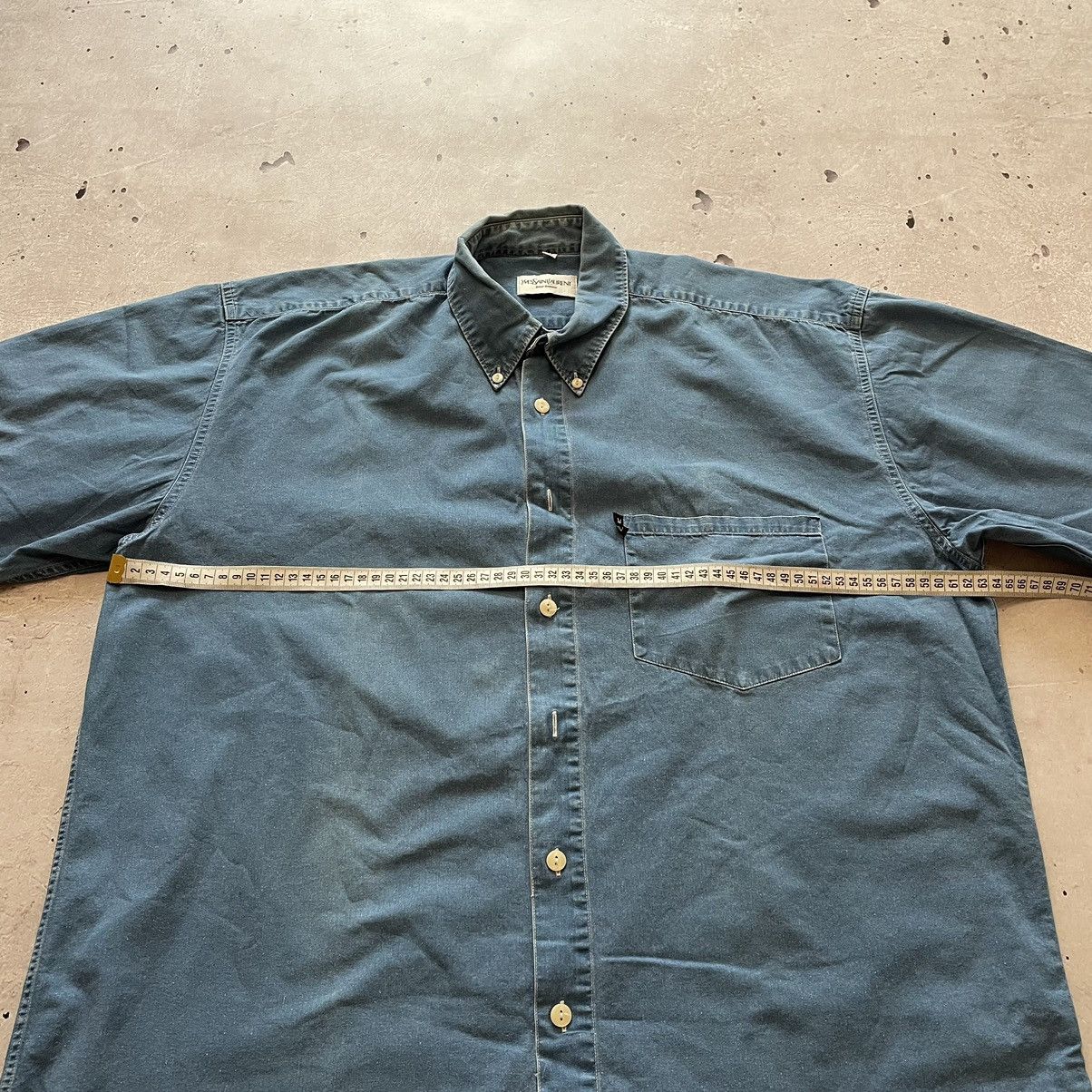 Vintage × Yves Saint Laurent 90’s Jeans YSL Shirt Denim Summer YSL Tee Size US XXL / EU 58 / 5 - 4 Thumbnail