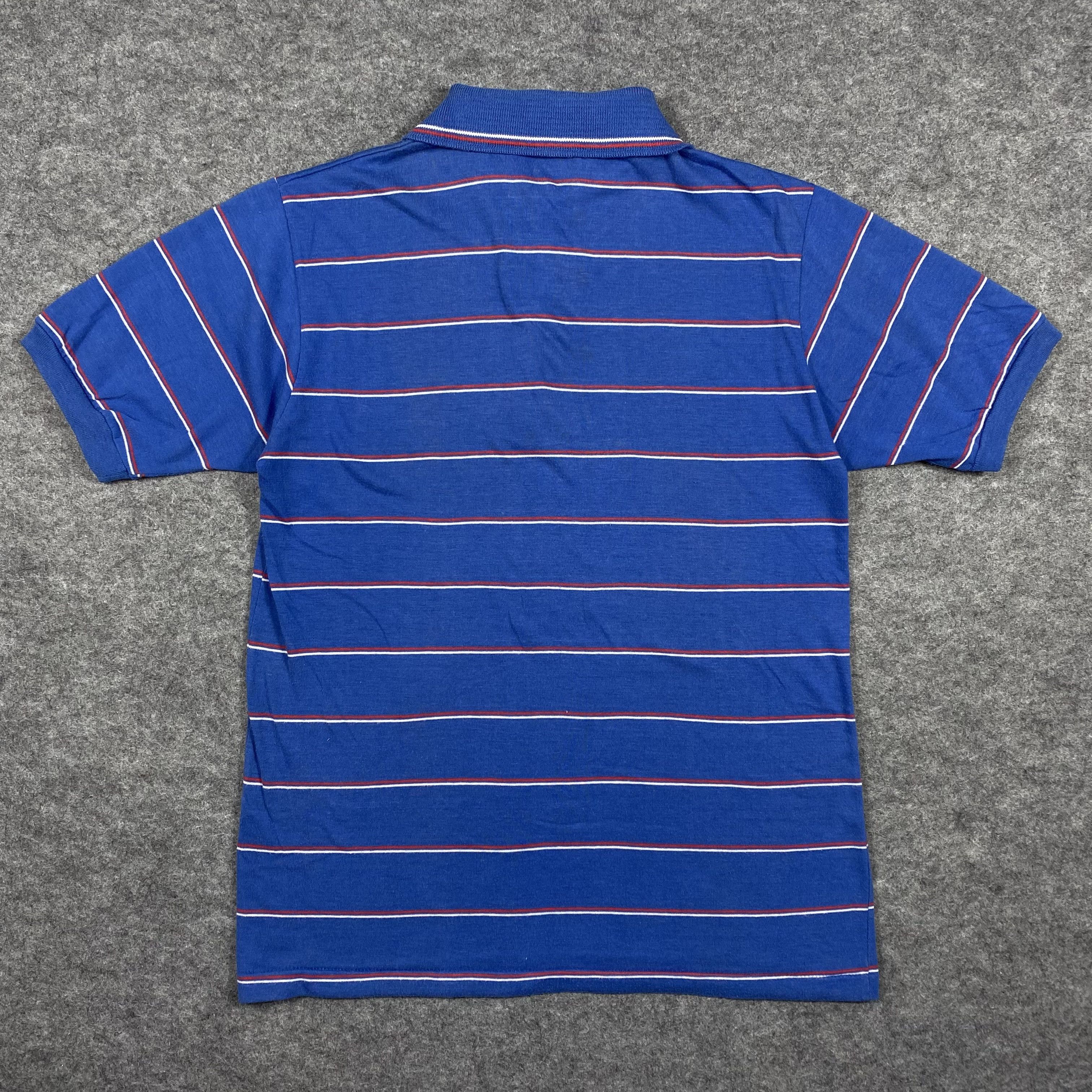 Vintage VTG 80s Campus Le Tigre Striped Polo Shirt Made in USA-M070 Size US M / EU 48-50 / 2 - 2 Thumbnail