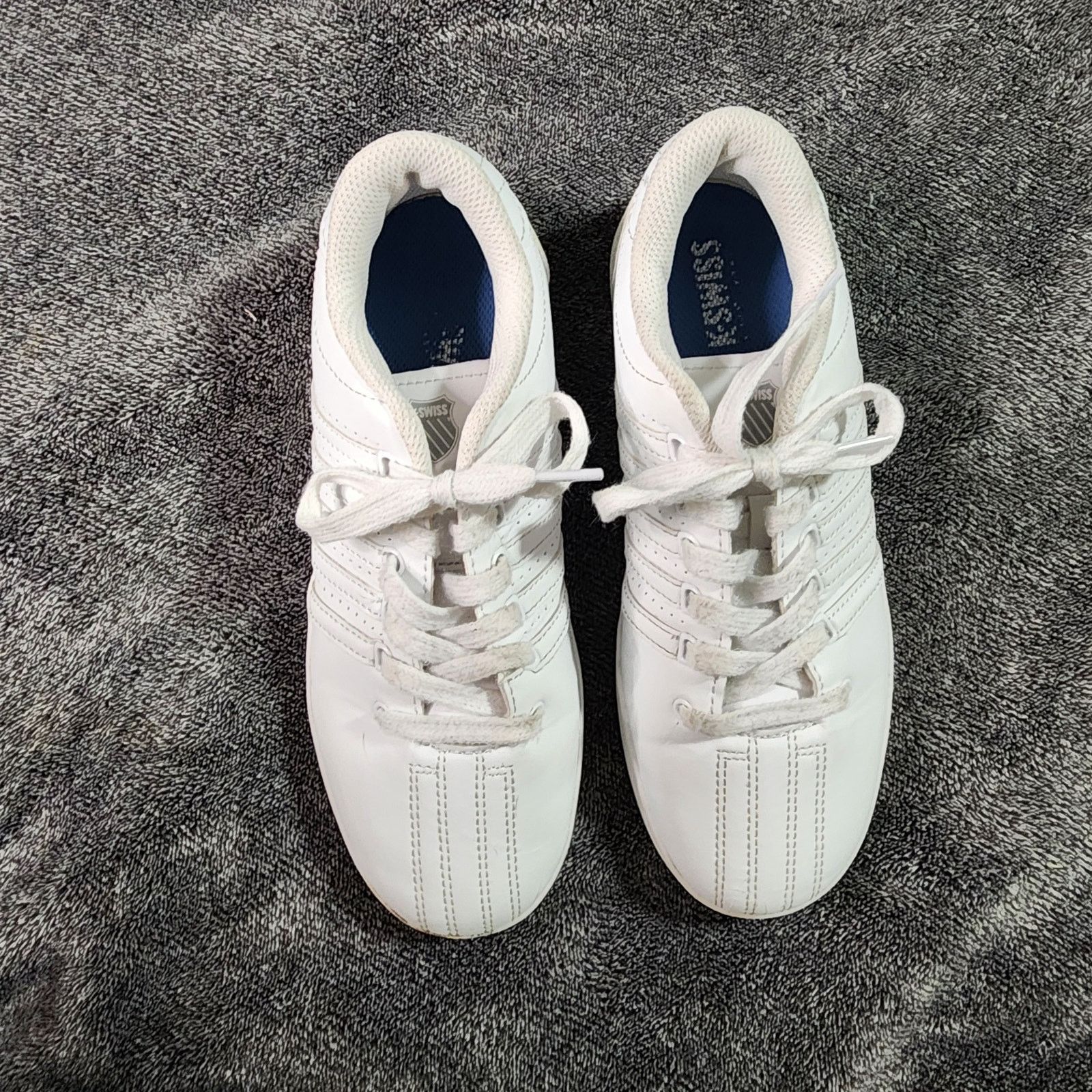 K-Swiss Classic KSwiss sneakers shoes pre-owned Mens size 5.5 b8 Size US 5.5 / EU 38 - 7 Thumbnail