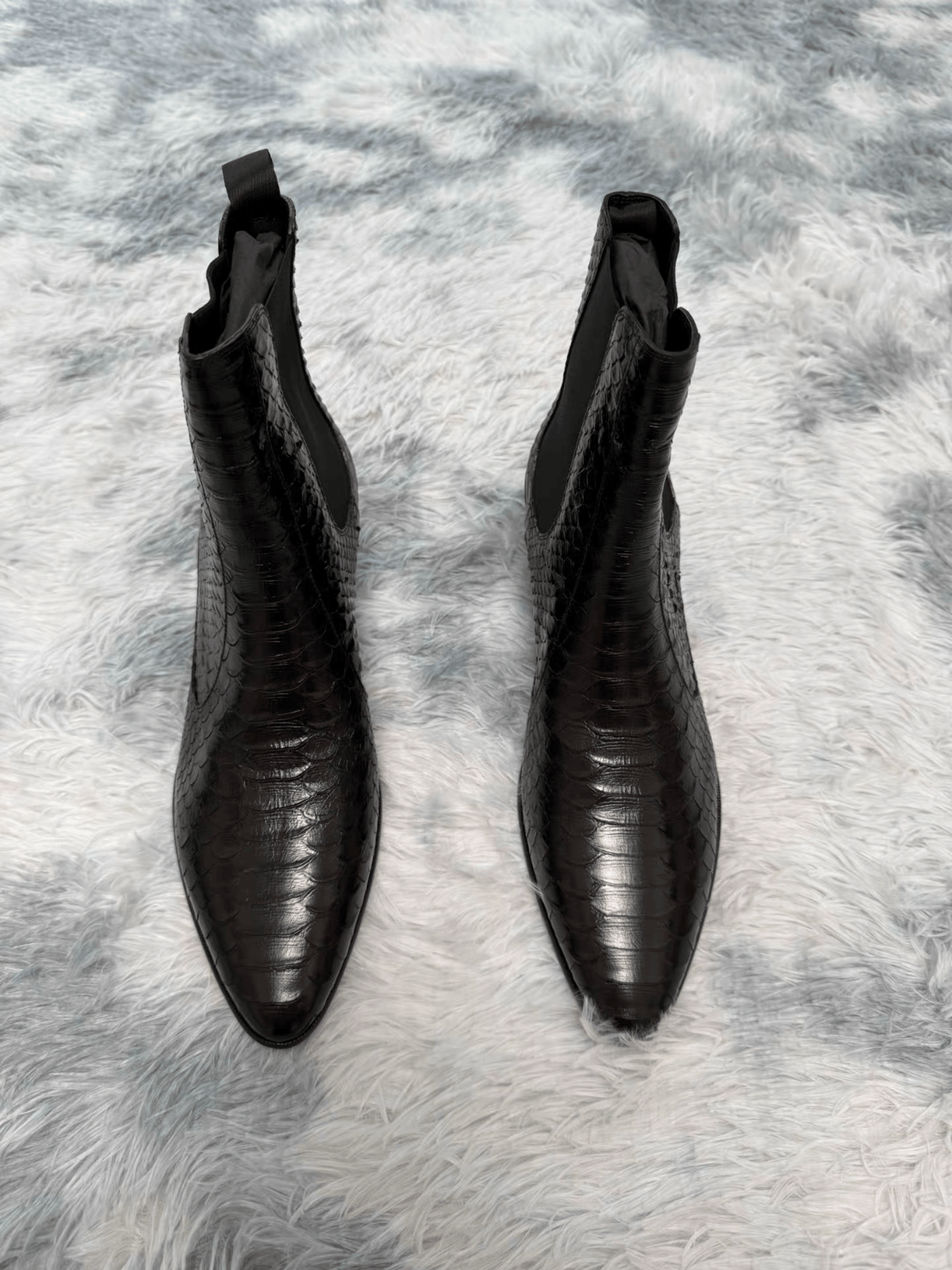 Celine Sz 42.5 Celine Jacno Snake Skin Boots Size US 9.5 / EU 42-43 - 5 Thumbnail