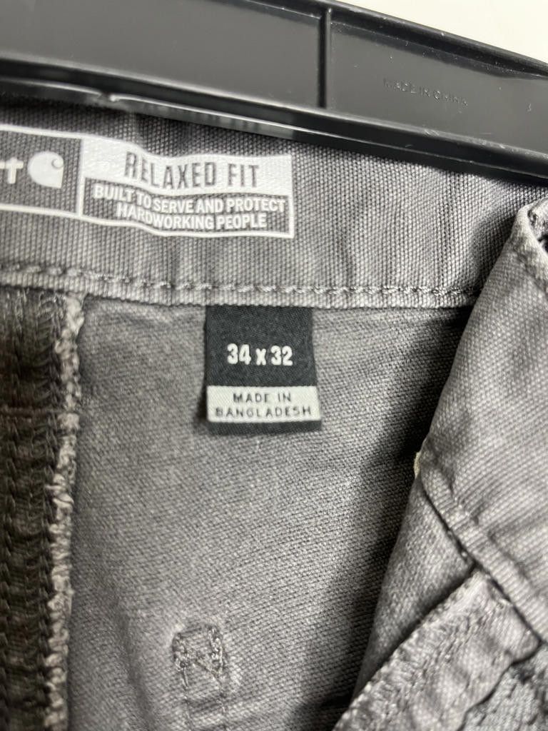 Carhartt Grey Carhartt Carpenter Pants Relaxed Fit Size 34 x 32 Size US 34 / EU 50 - 3 Thumbnail