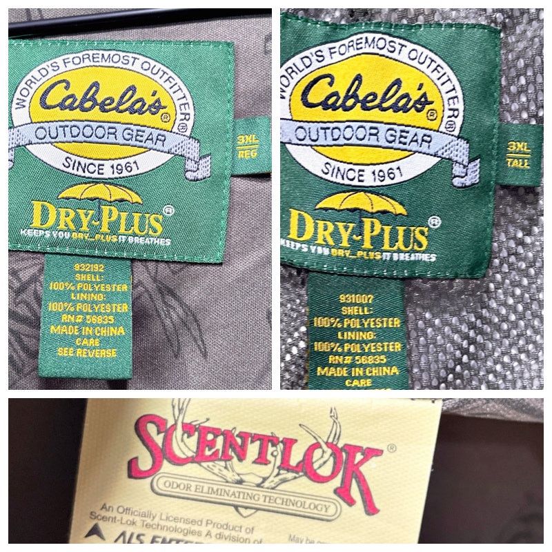 Cabelas Cabelas Scentlok Suede Hunting Jacket Pant Seclusion 3D 3XLT Size US XXL / EU 58 / 5 - 11 Thumbnail
