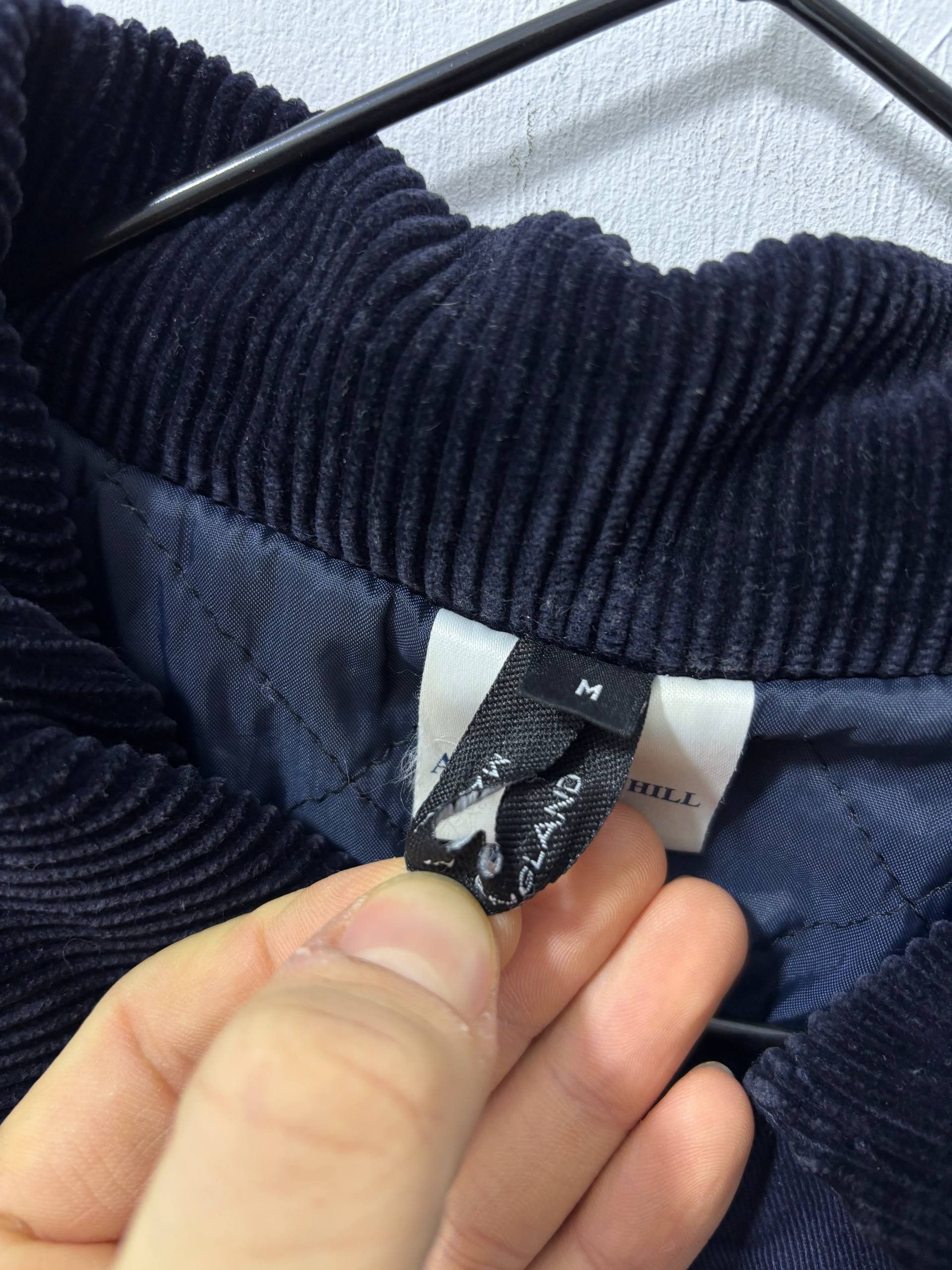 Alfred Dunhill Alfred Dunhill Cup Corduroy Collar Field Jacket Navy 40 L Size US M / EU 48-50 / 2 - 5 Thumbnail