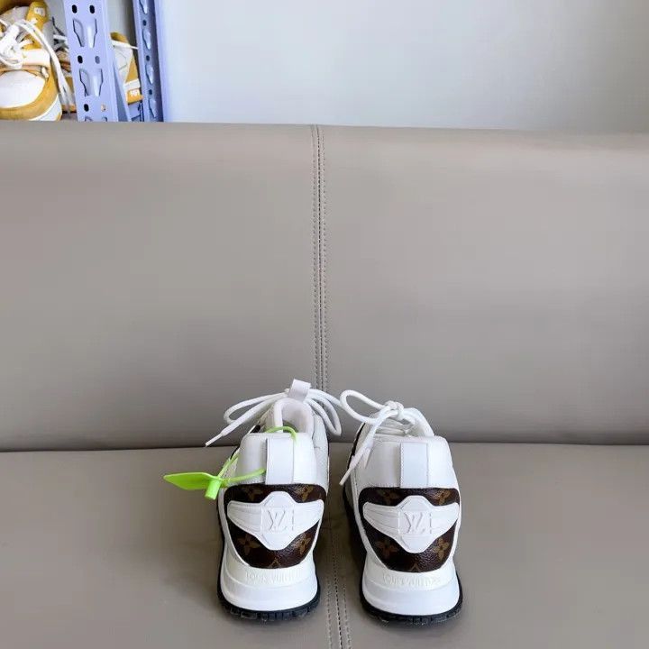 Louis Vuitton Louis Vuitton White Monogram Sneakers -2508 Size US 5.5 / EU 38 - 3 Thumbnail