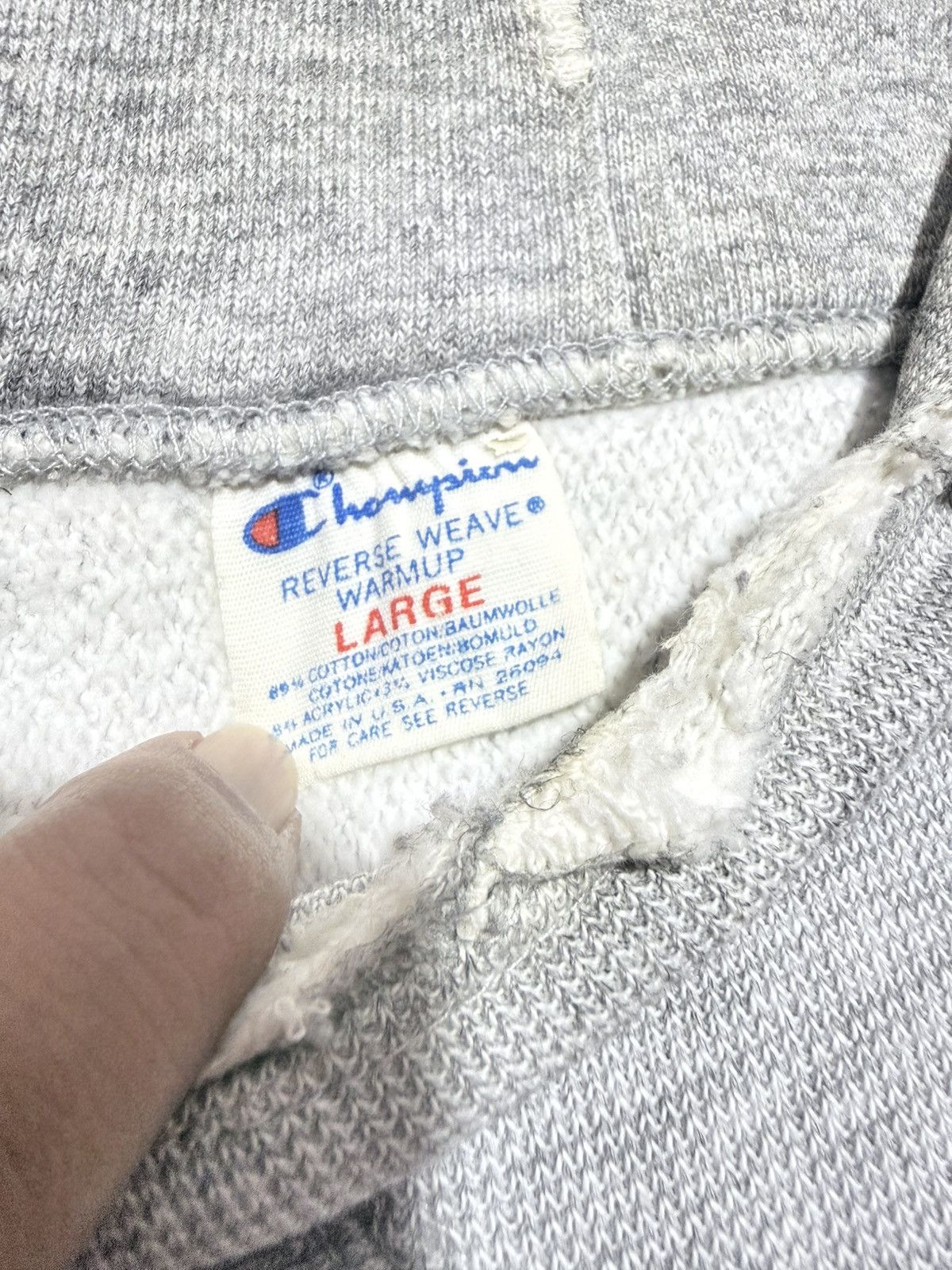 Champion Vintage 80s Champion Reverse weave USMA water ink hoodie Size US L / EU 52-54 / 3 - 3 Thumbnail