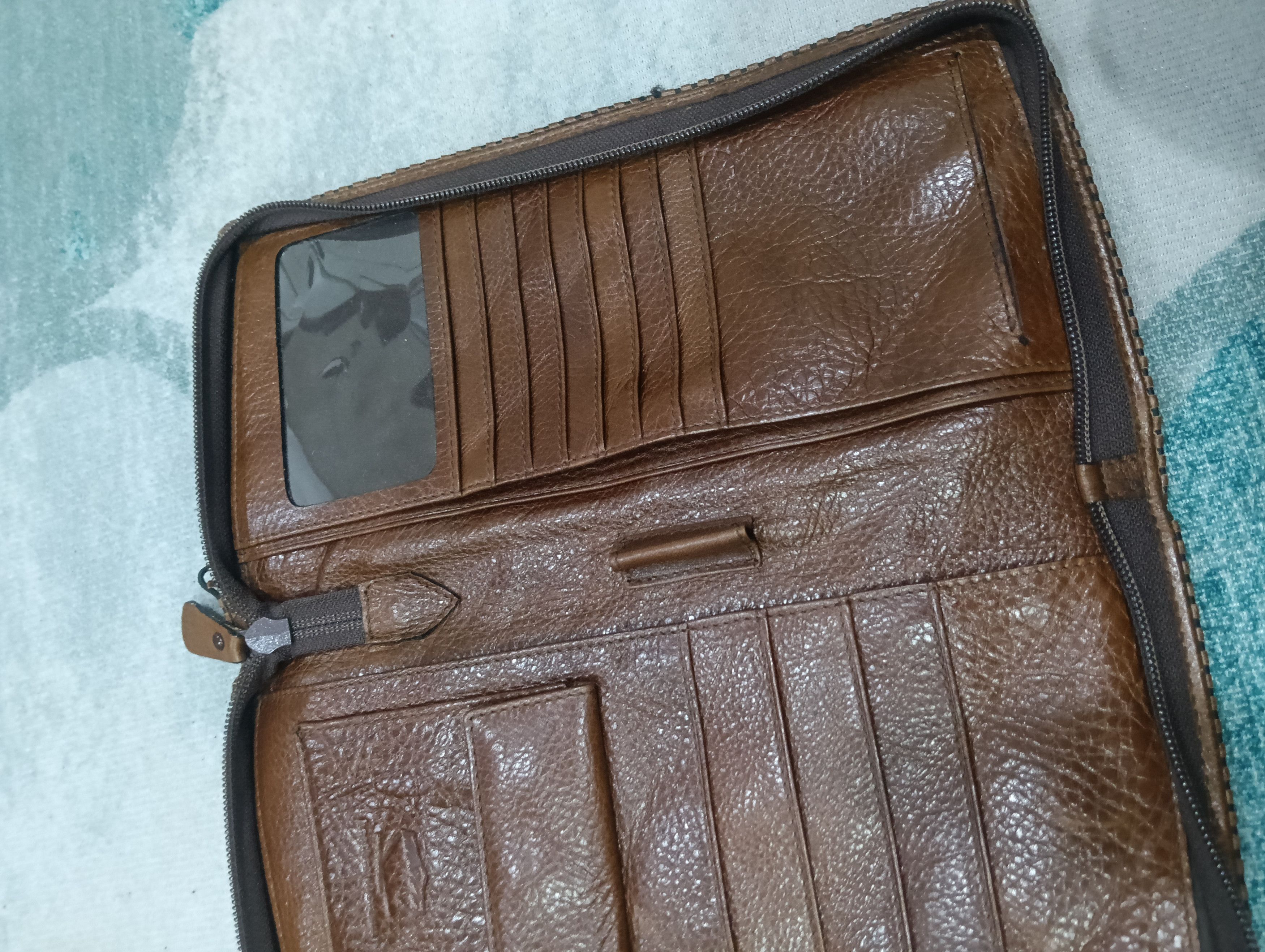 Designer × Leather Vintage Heather Sheehan Bag Like pouch Size ONE SIZE - 13 Thumbnail