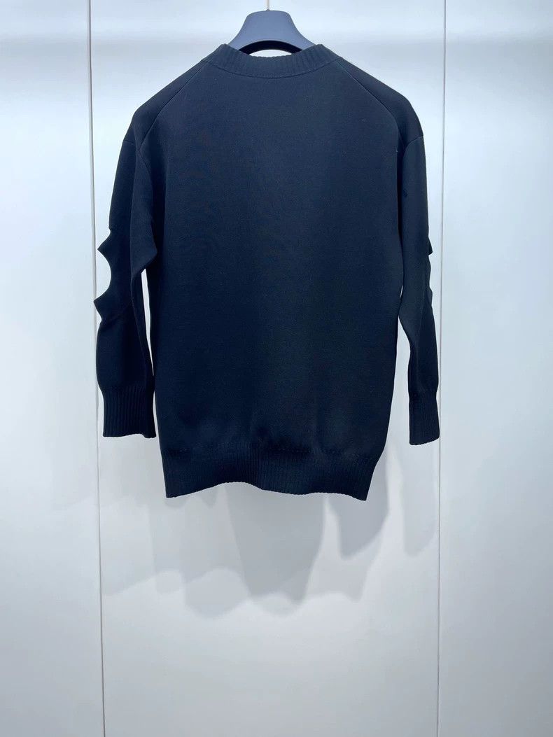 Louis Vuitton Louis Vuitton Black logo Jersey sweater 2504-Nextarrow Size US S / EU 44-46 / 1 - 2 Thumbnail