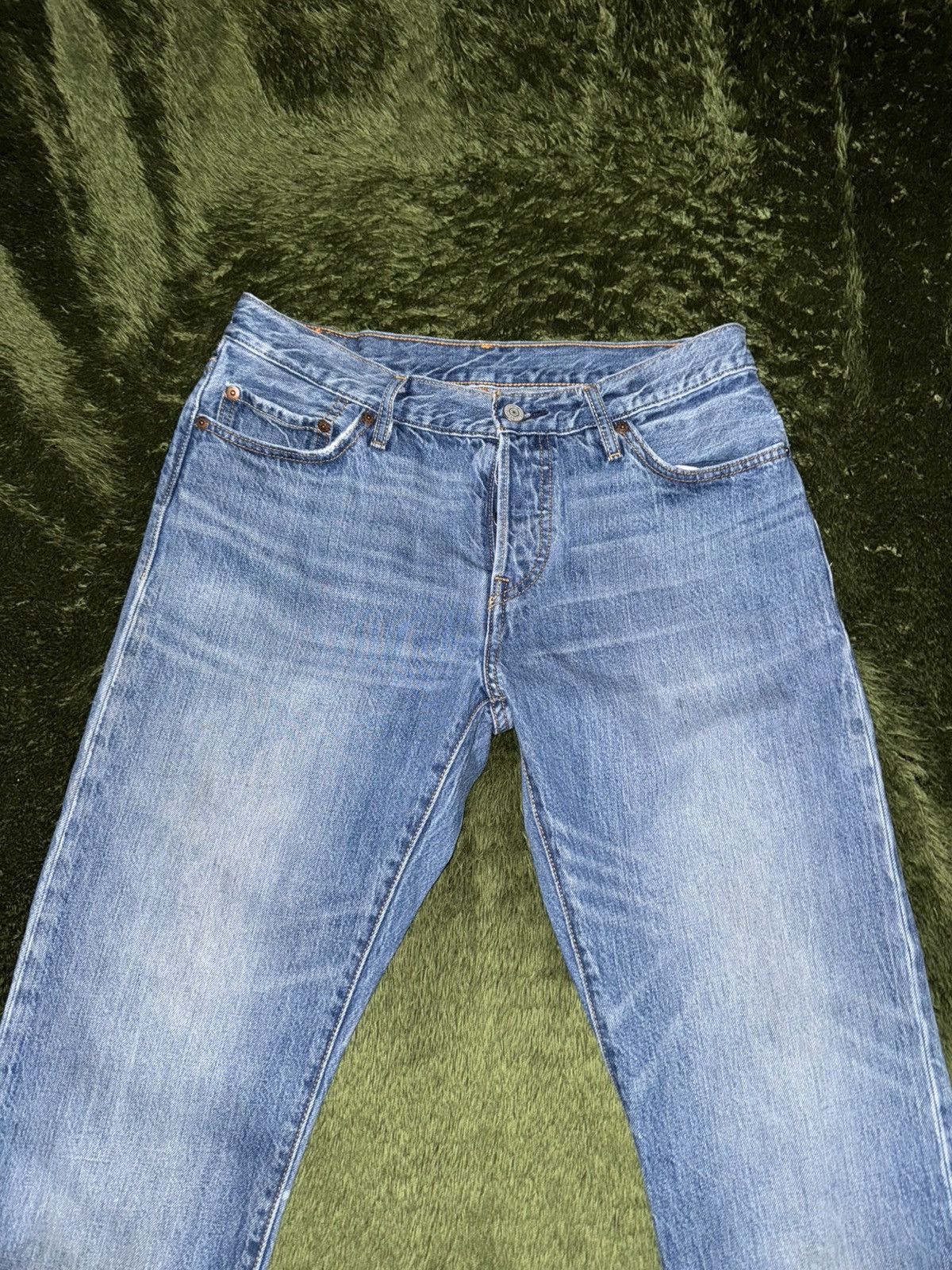 Levi's [W28/L32] Levi’s 501 Leather Patch Vintage Wash Denim Pants Size US 28 / EU 44 - 5 Thumbnail