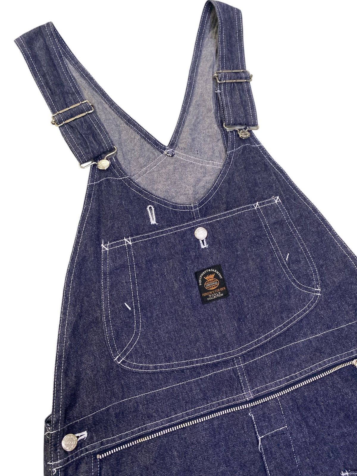 Japanese Brand × PERSON'S Japanese Brand Person’s for Men Double Knee Denim Overalls Size US 36 / EU 52 - 2 Thumbnail