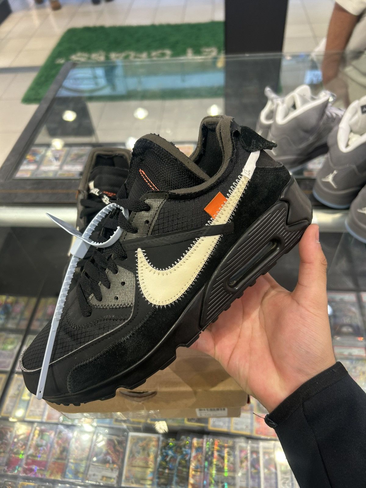 Nike × Off-White Nike Airmax 90 Off-White Black Size US 8 / EU 41 - 2 Thumbnail