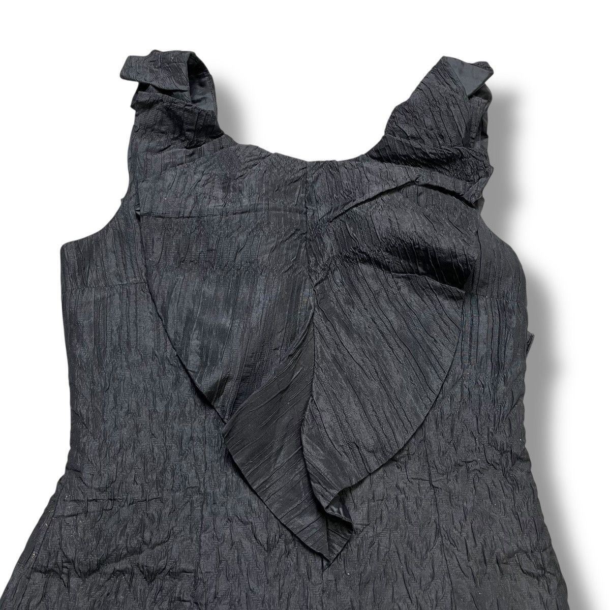 Moschino Black dress pleated moschino midi dress Size S / US 4 / IT 40 - 11 Thumbnail