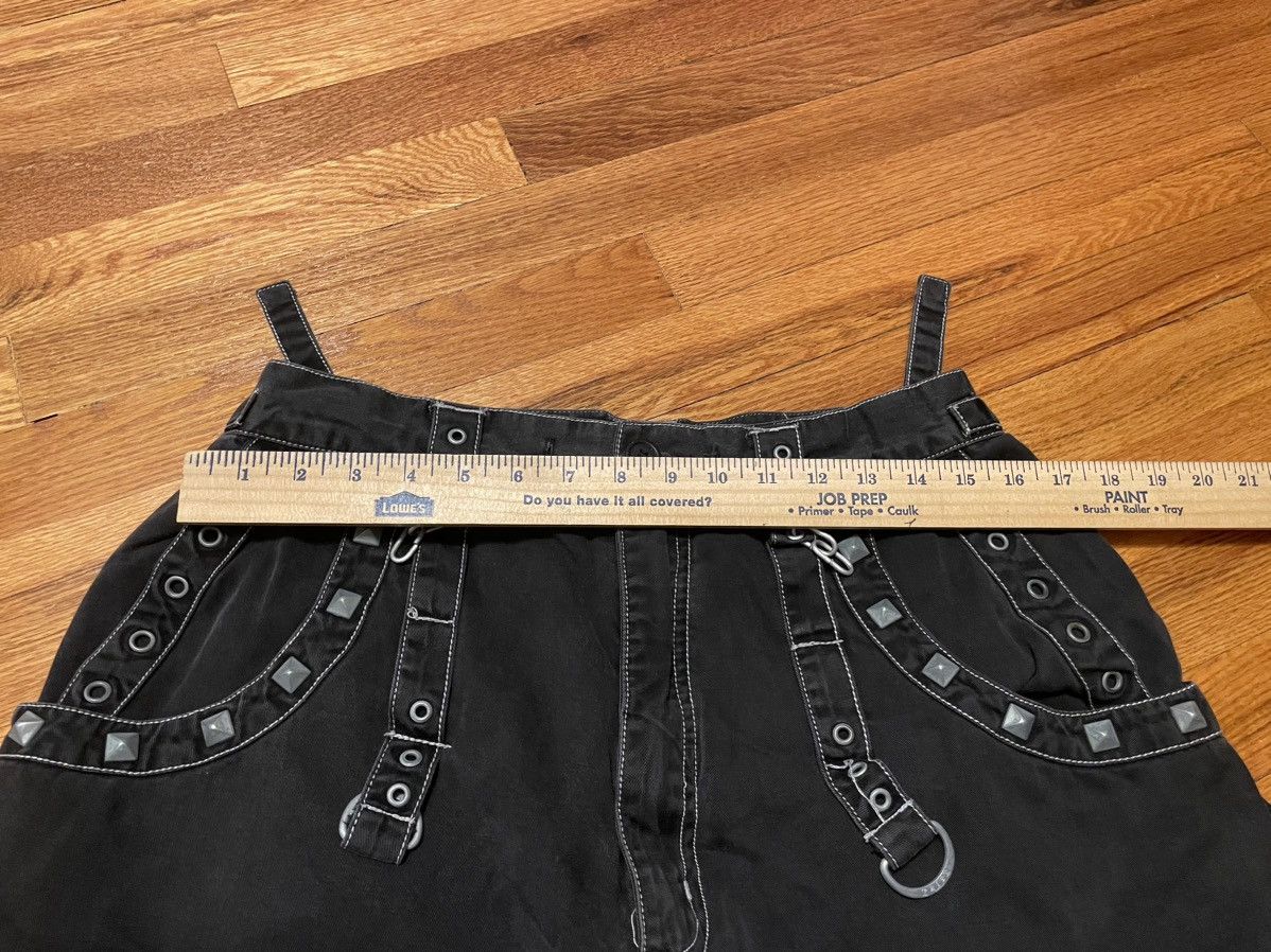 Tripp NYC × Vintage Vintage 90s Y2K Tripp NYC Emo Goth Baggy Distressed Pants Size US 31 - 9 Thumbnail