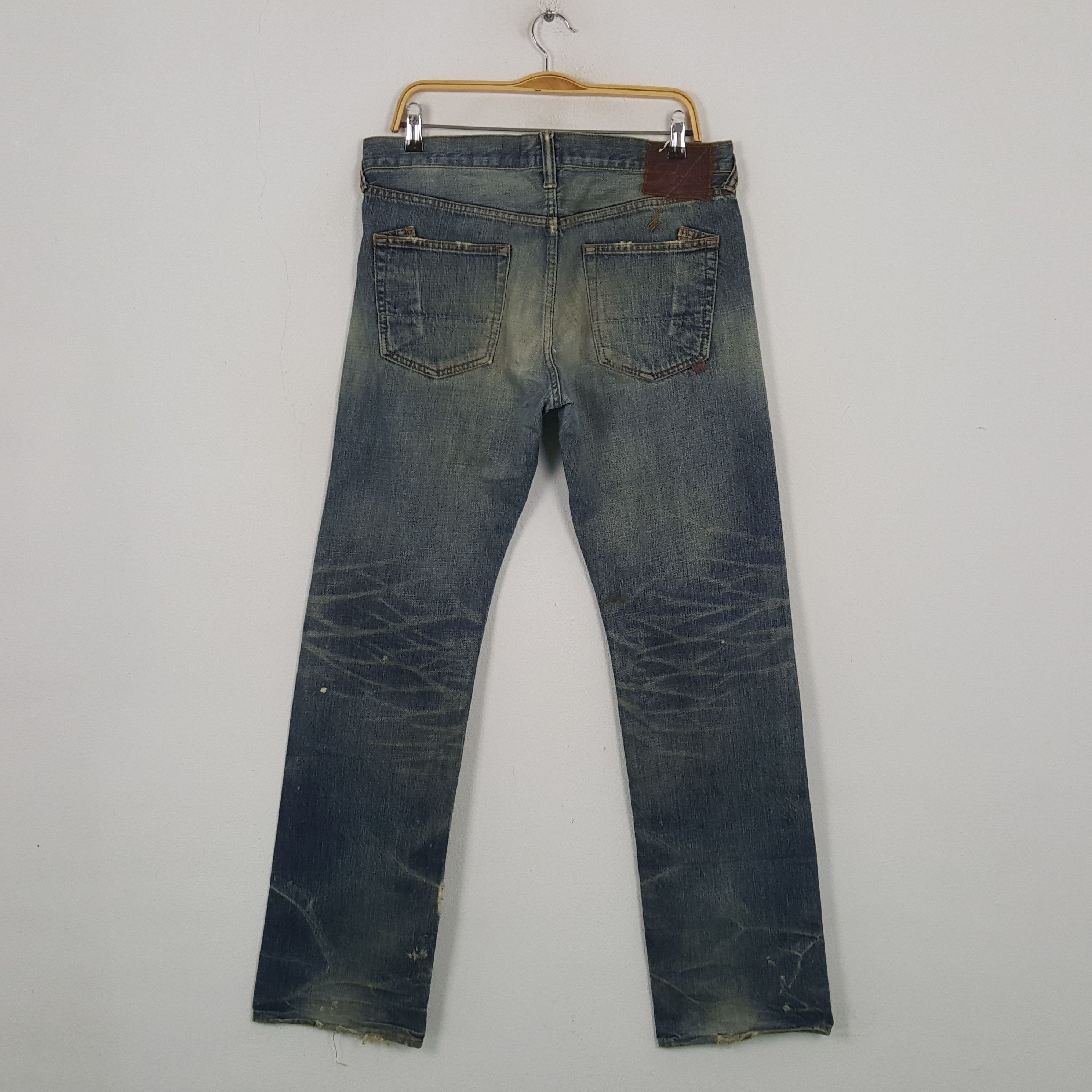 Prps Vintage Prps Japanese Brand Distressed Denim Jeans RR9 Size US 35 - 4 Thumbnail