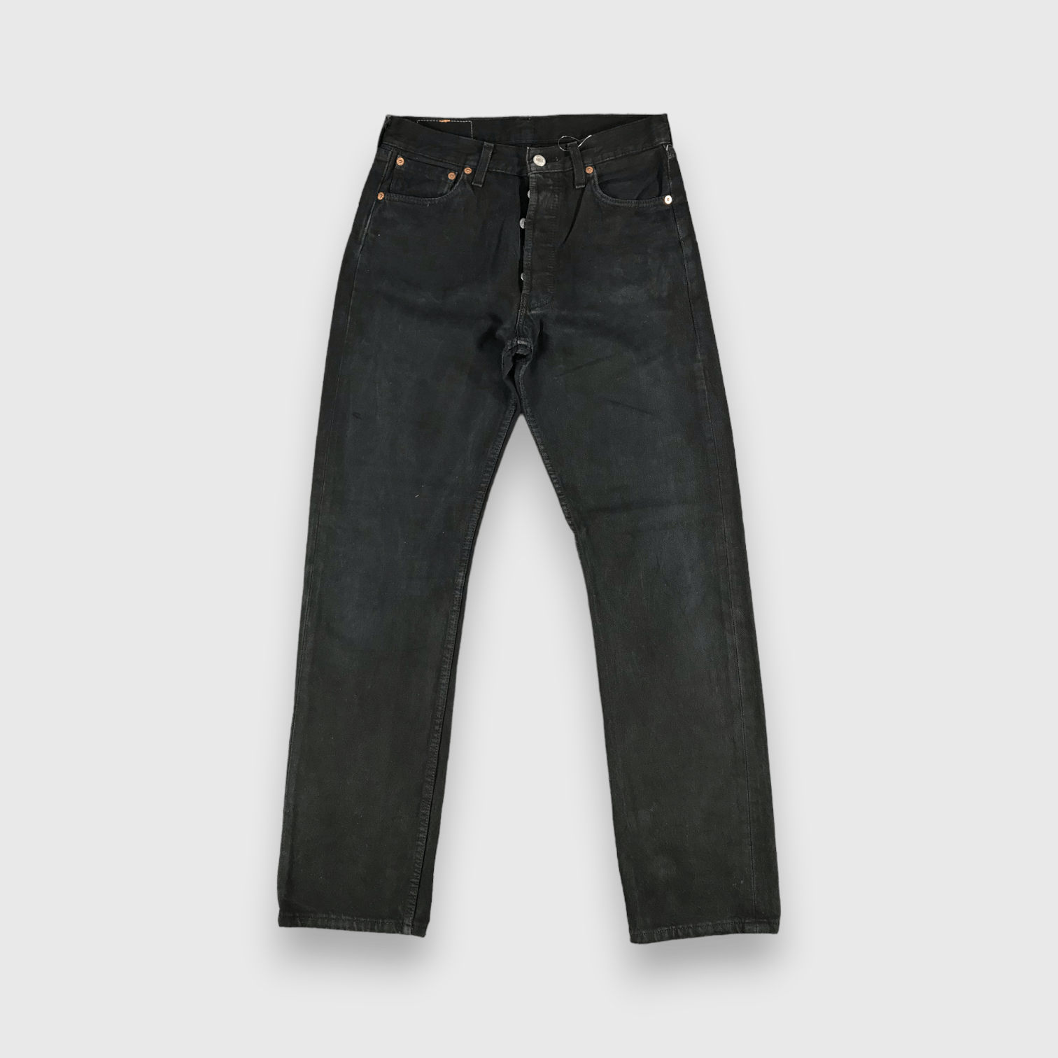 Levi's Vintage 90s Levis 501 Faded Black Jeans-J1531 Size US 29 - 1 Thumbnail