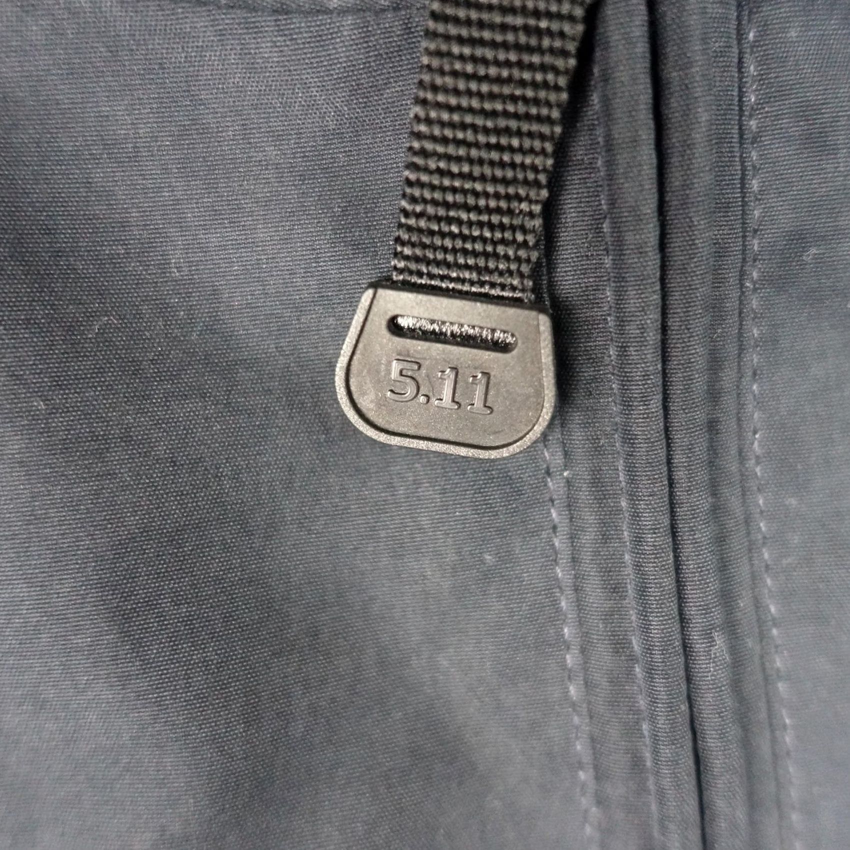 Vintage 5.11 Tactical Jacket Mens S Black Full Zip Windbreaker Elastic Cuffs Pockets Gray Solid Windbreaker Casual Workwear Mens Regular Zip Size US S / EU 44-46 / 1 - 3 Thumbnail