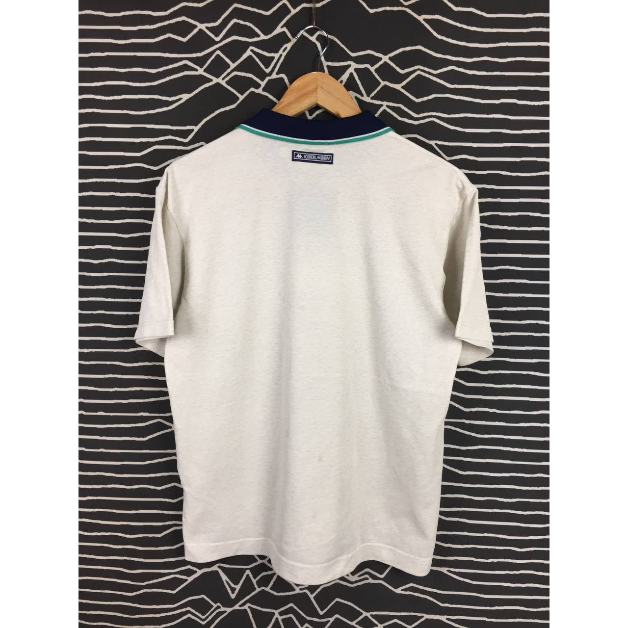 Kappa × Vintage Vtg Kappa Made In Japan Like No Other Cool & Dry Polo Tee Size US L / EU 52-54 / 3 - 7 Thumbnail