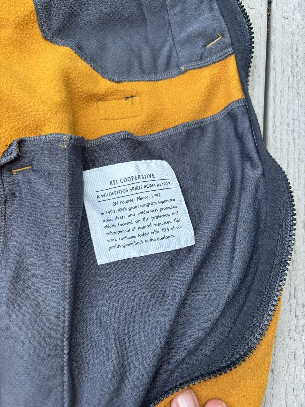 Rei Mustard REI Zip UP Size US XL / EU 56 / 4 - 5 Thumbnail