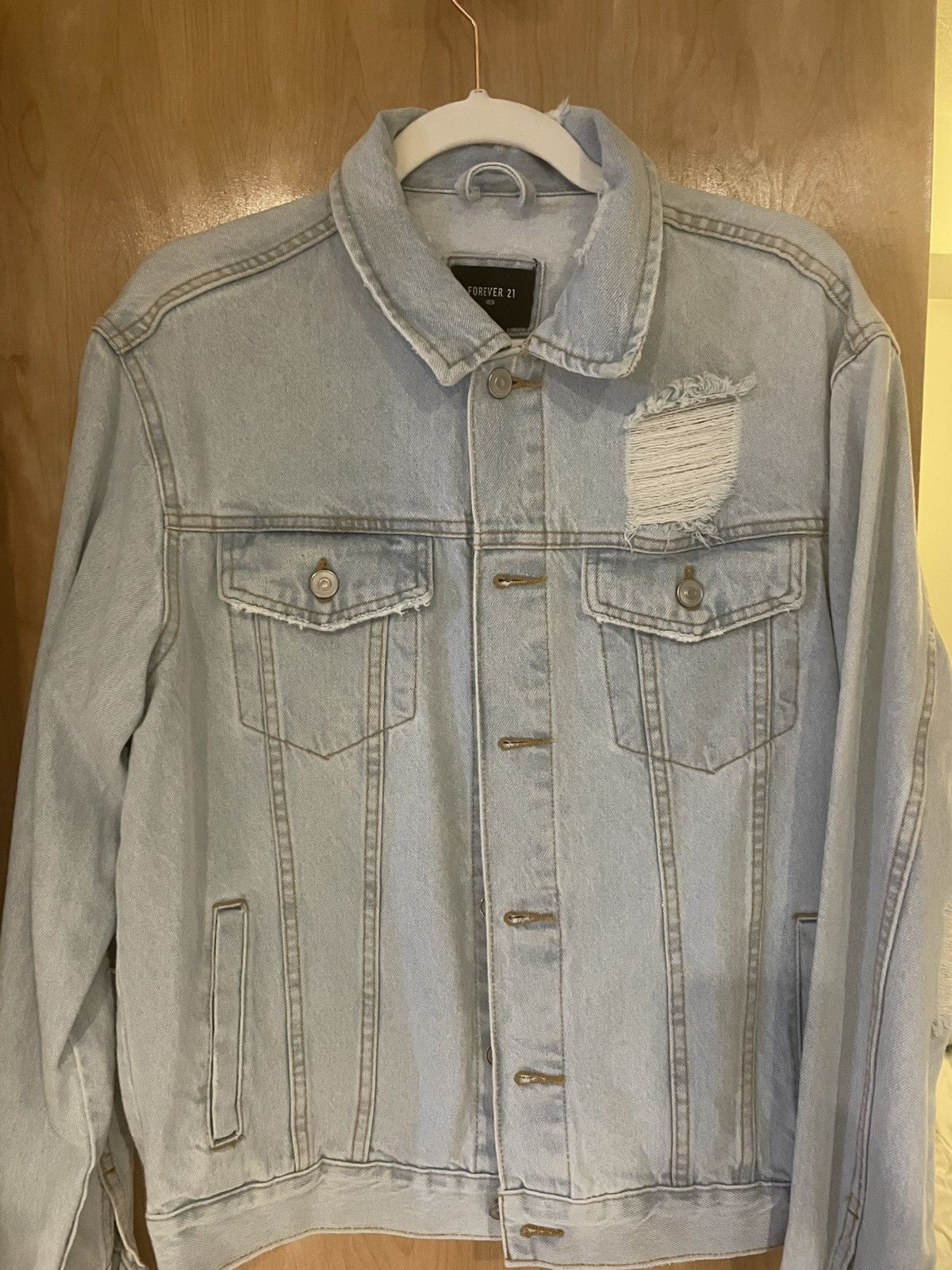 Forever 21 Denim jacket Size US M / EU 48-50 / 2 - 1 Thumbnail