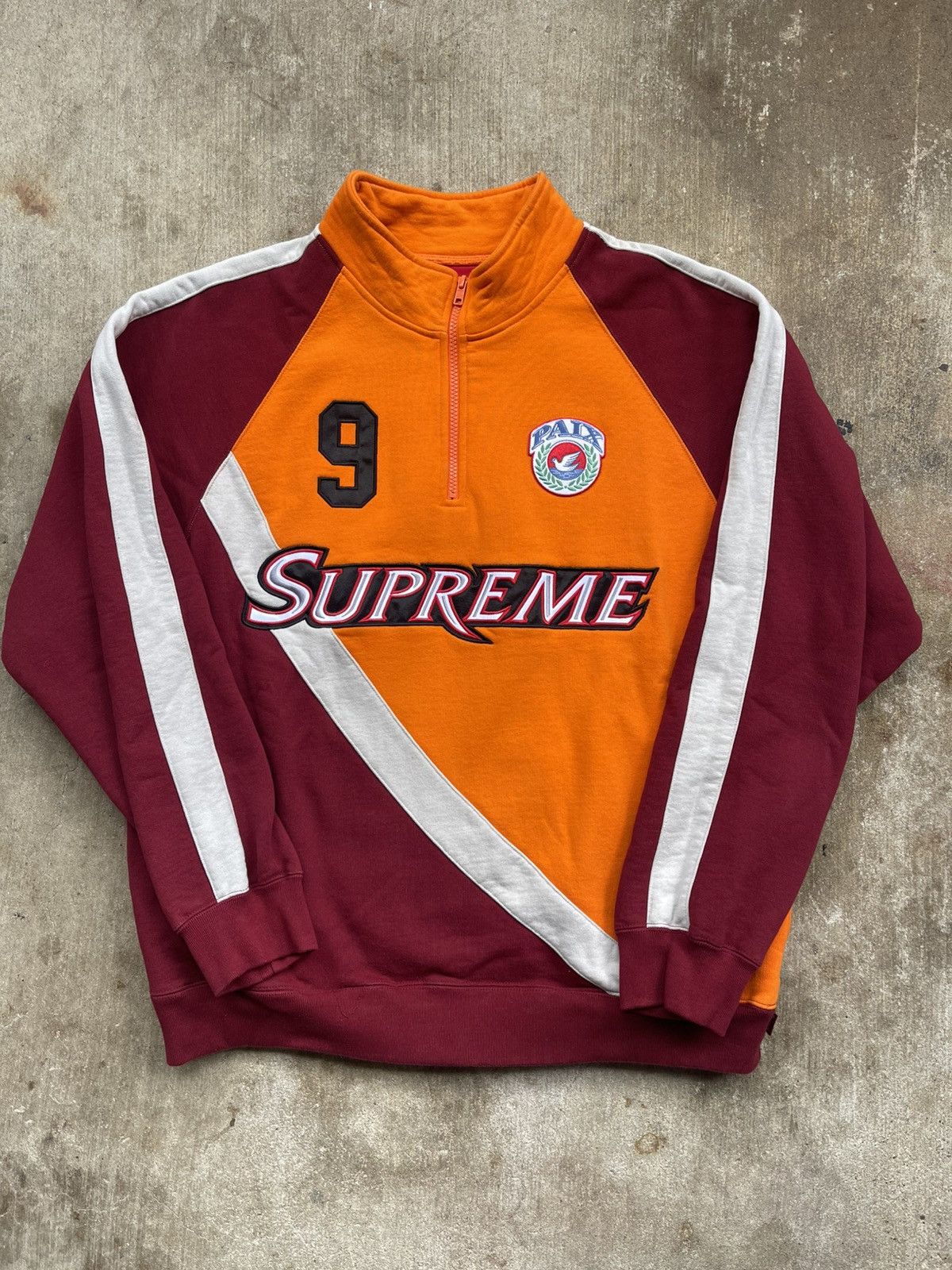 Supreme Supreme Equipe Half Zip Sweater Size US L / EU 52-54 / 3 - 1 Thumbnail