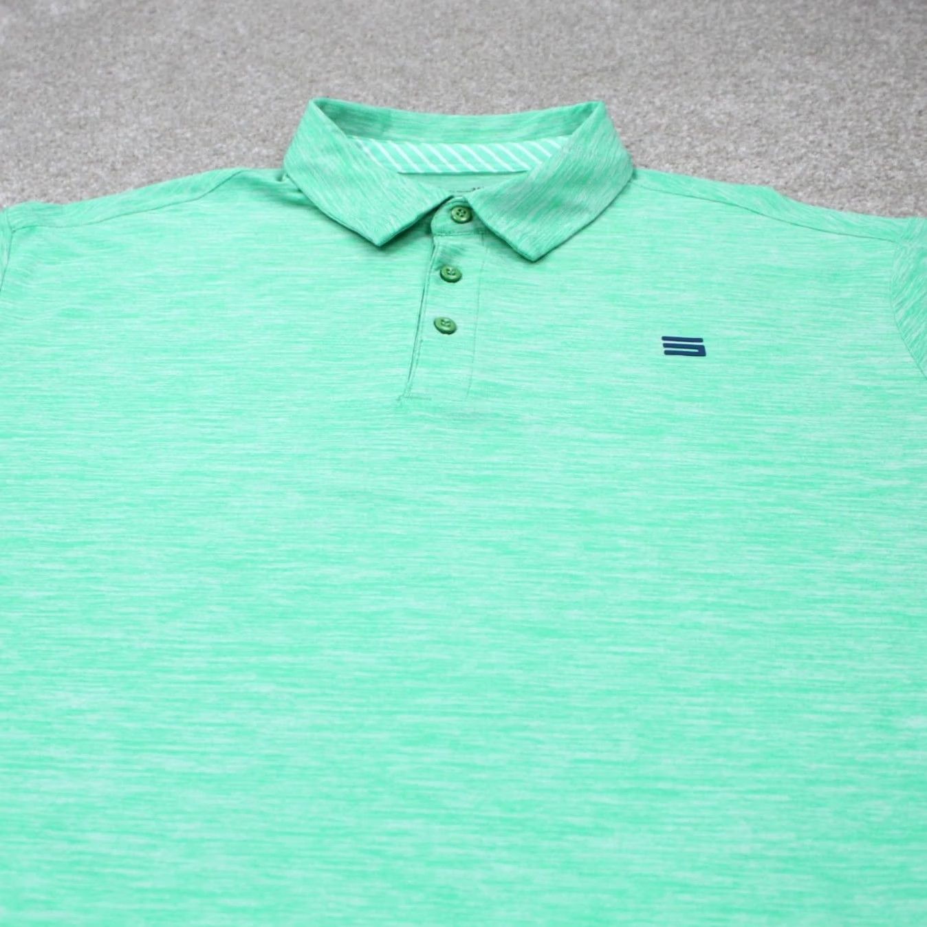 Vintage Three Sixty Six Polo Shirt Mens 3XL Green Performance Stretch S/S Polo Shirt Golf Tennis Walking Mens 3XL Green Size US XXL / EU 58 / 5 - 4 Thumbnail