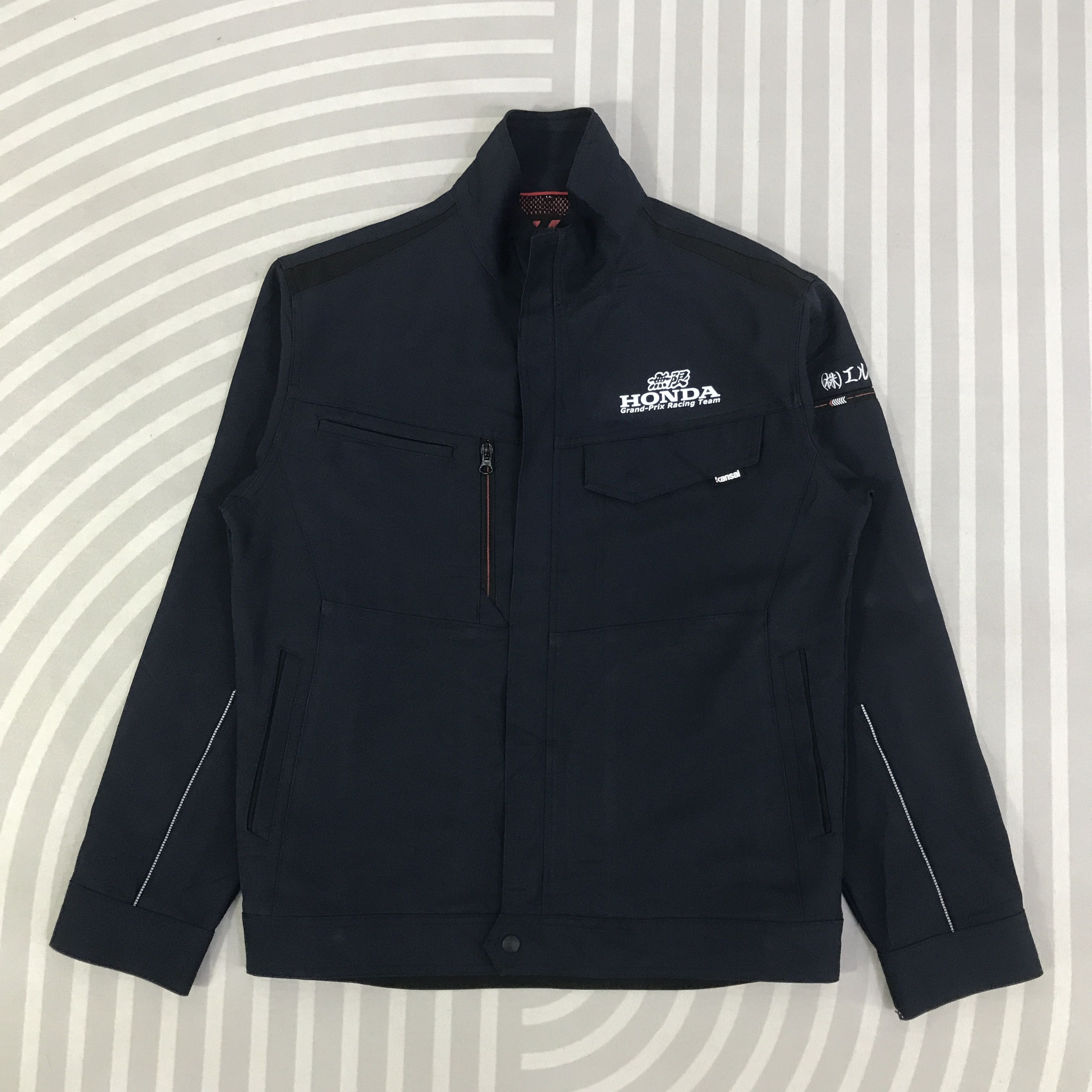 Japanese Brand Honda Grand-Prix Racing Motorsport custom Jacket K125B7 Size US L / EU 52-54 / 3 - 3 Thumbnail