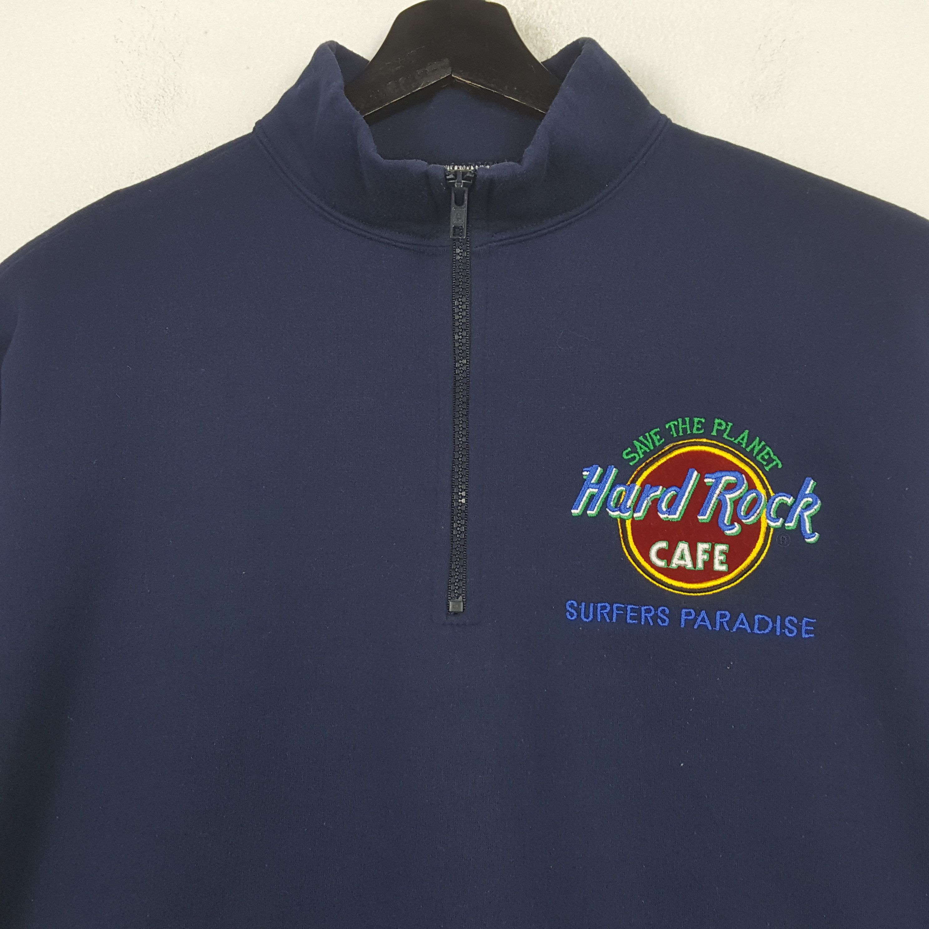Hard Rock Cafe Hard Rock Cafe Surfers Paradise Half Zipper Sweater RR1 Size US L / EU 52-54 / 3 - 2 Thumbnail