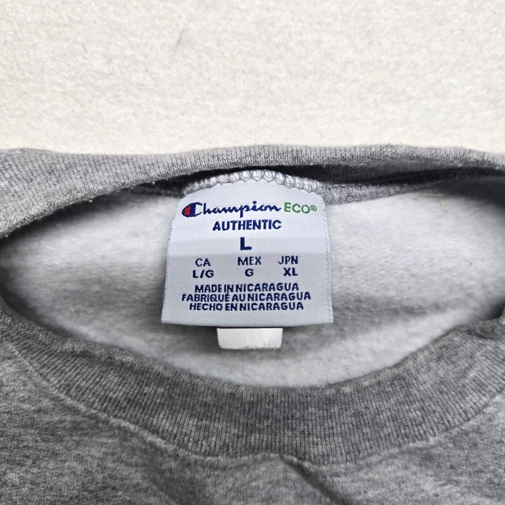 Champion VINTAGE Champion LSU Football Sweater Shirt Pullover Gray Long Sleeve Adult L Large Mens Size US L / EU 52-54 / 3 - 3 Thumbnail