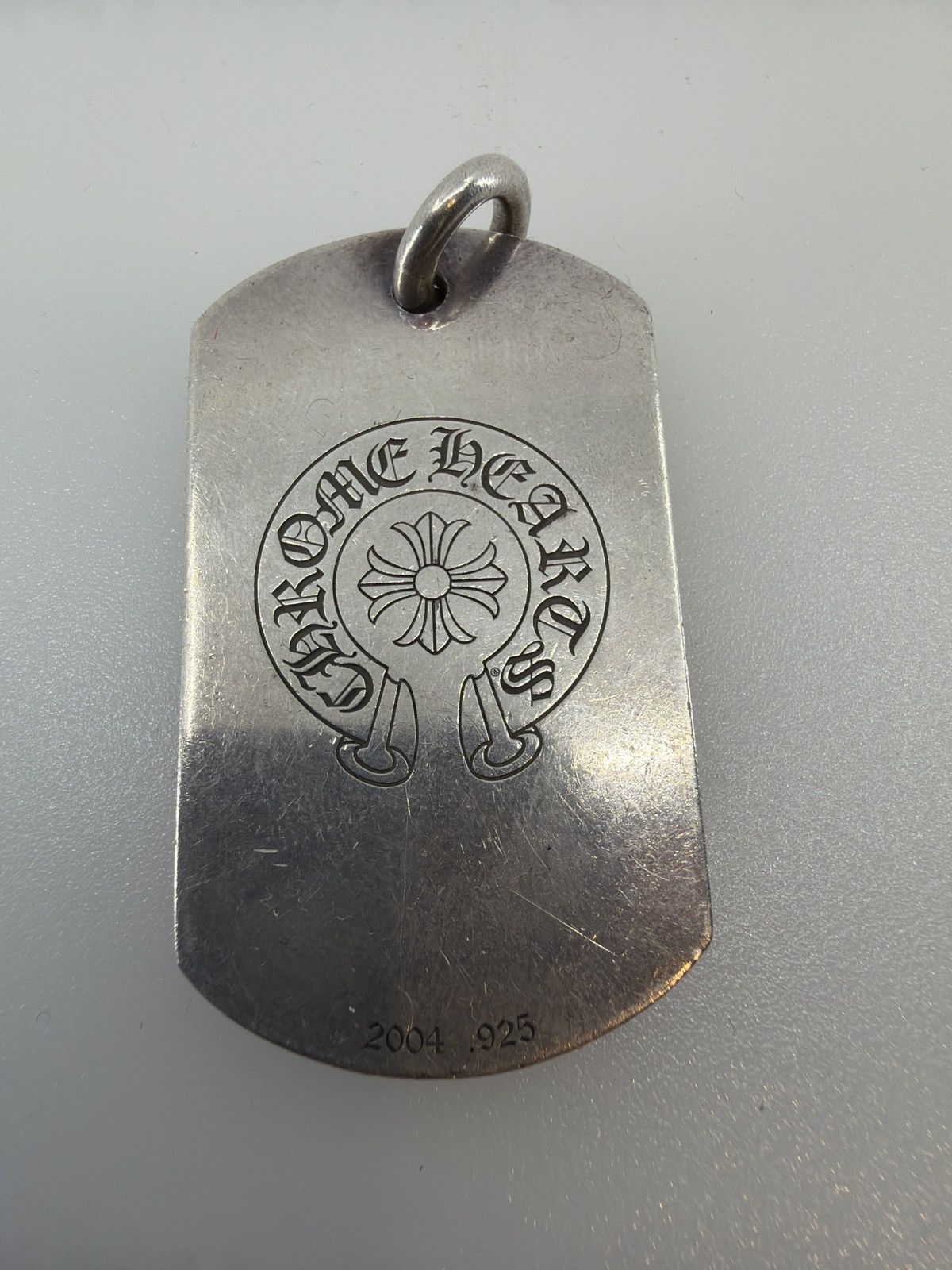 Chrome Hearts Chrome Hearts New York Exclusive Silver Cross Logo Dog Tag Size ONE SIZE - 2 Thumbnail