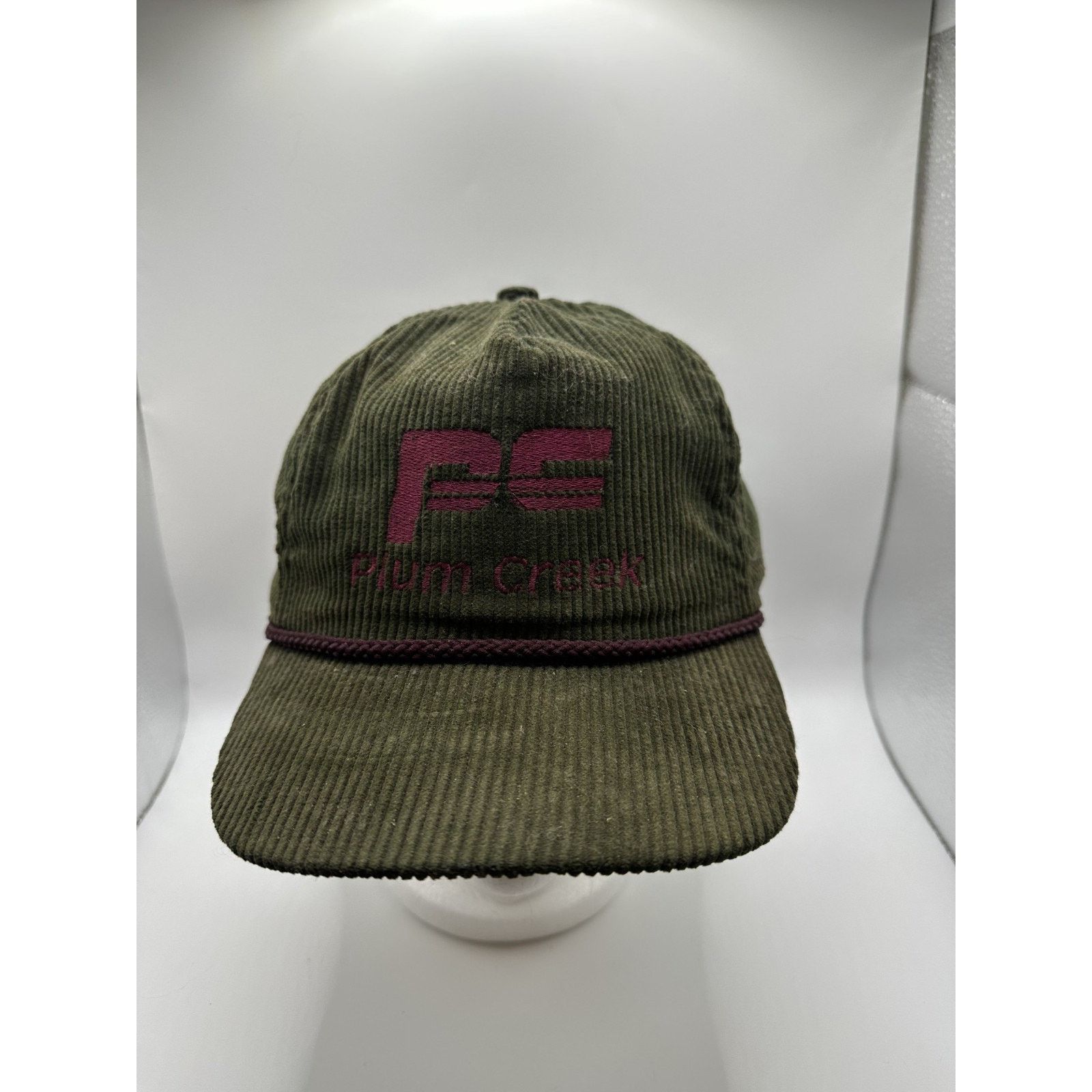 Other Vintage Plum Creek Corduroy Rope Hat Green Size ONE SIZE - 1 Thumbnail