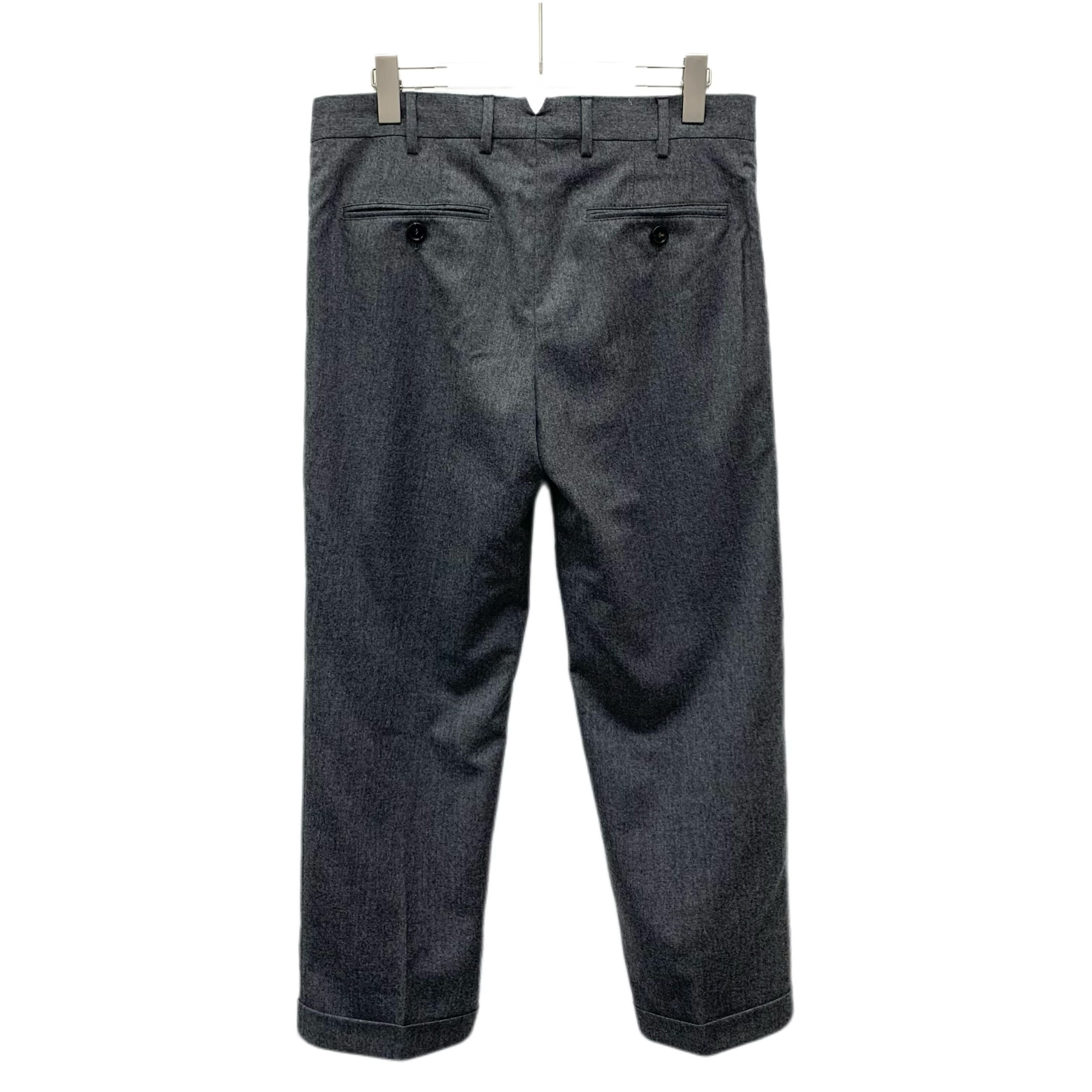 Brunello Cucinelli Brunello Cucinelli Wool Trousers Dark Grey (46) Size 46S - 2 Thumbnail