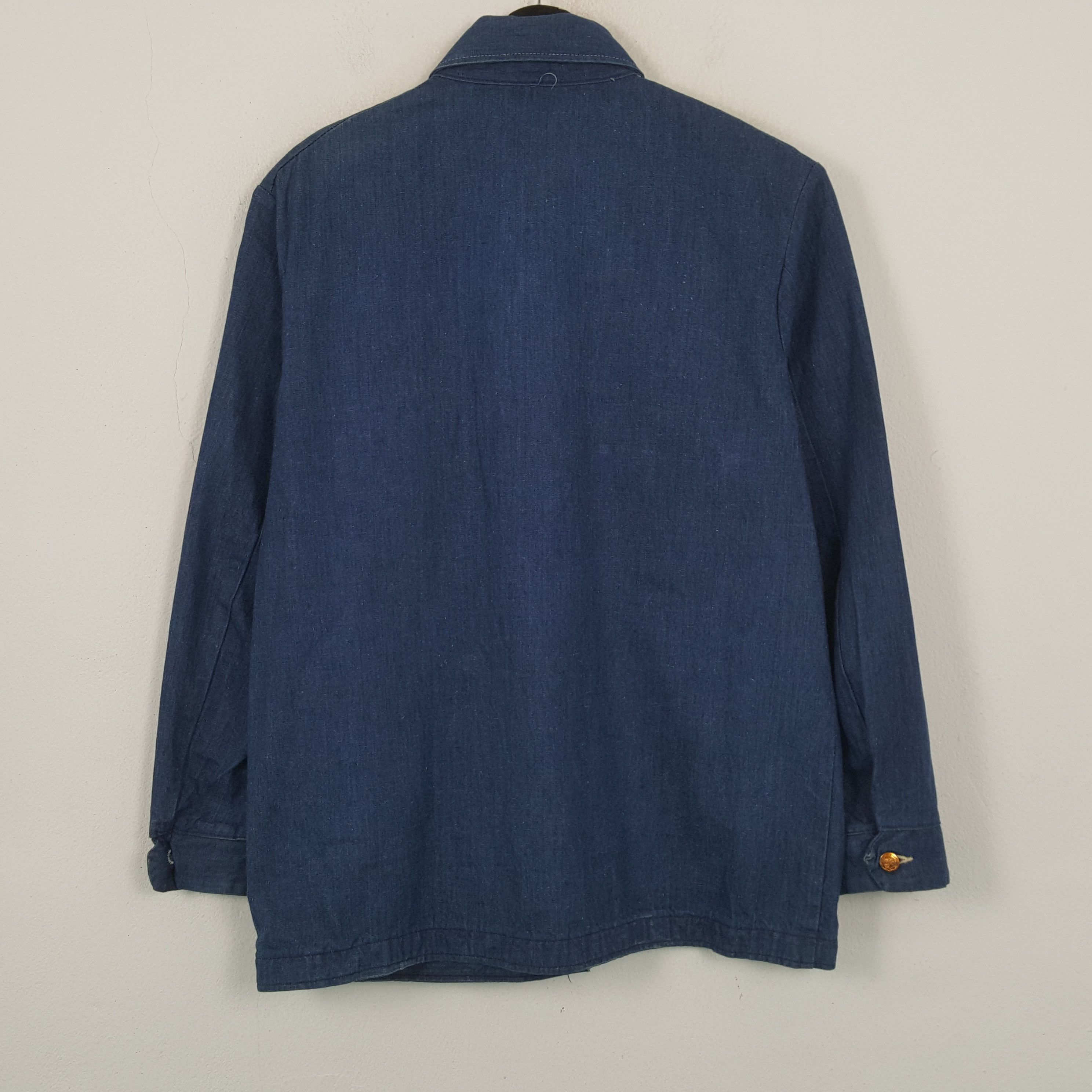 Vintage Streetwear Pocket Design Denim Jacket Style RR9 Size US L / EU 52-54 / 3 - 3 Thumbnail